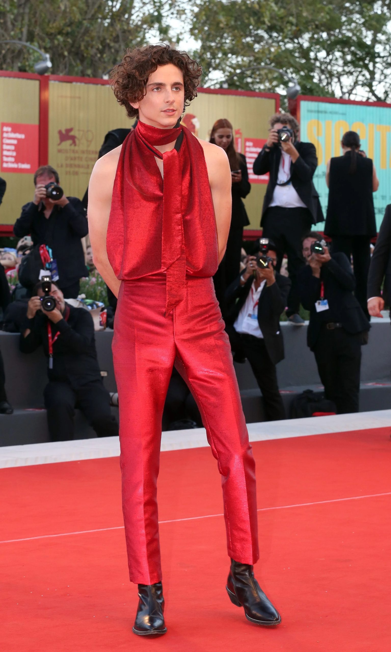 Timothée Chalamet in Haider Ackermann