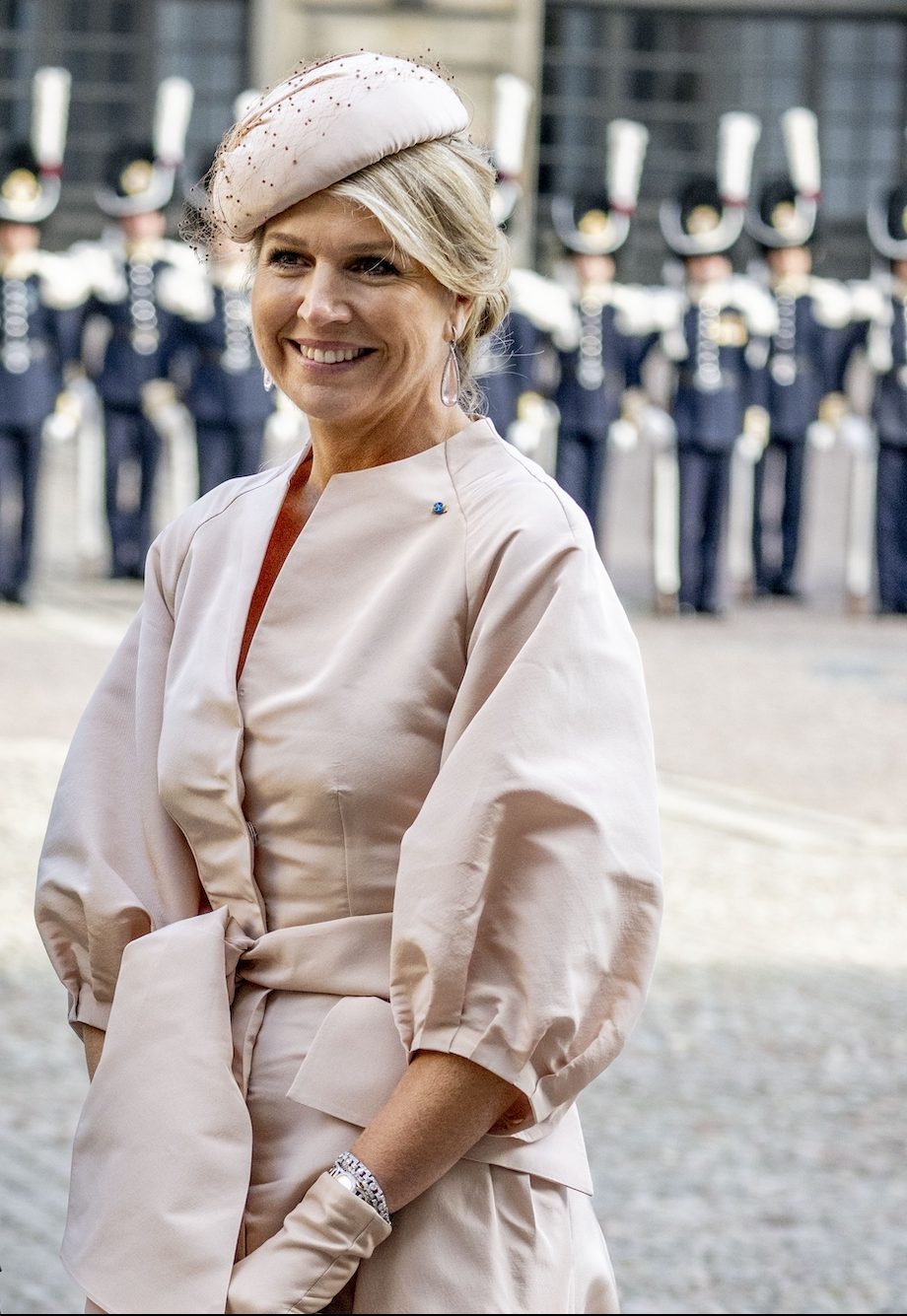 chocola motto Verwijdering Koningin Máxima gaat voor babydoll-chic bij staatsbezoek