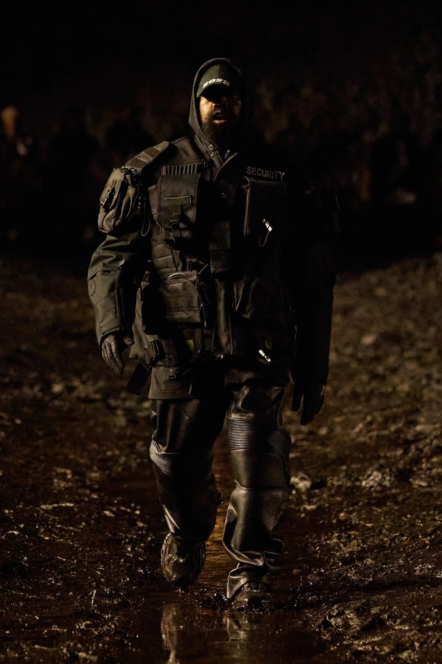 Kanye West op de catwalk bij Balenciaga