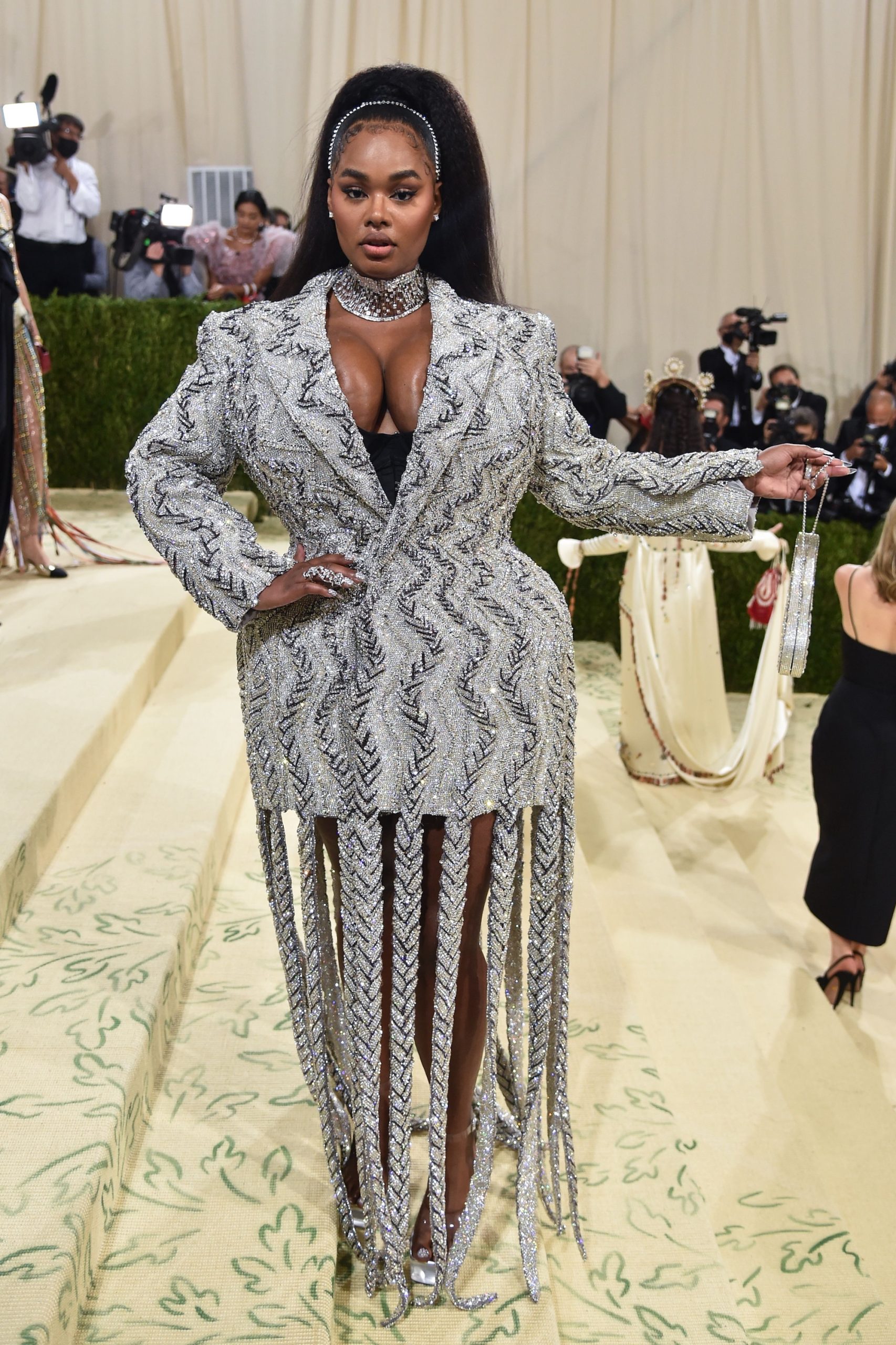 Precious Lee bij het Met Gala 2021