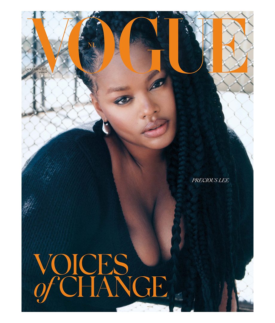 topmodel-en-powerhouse-precious-lee-siert-de-cover-van-vogues-voices-of-change-nummer-227663