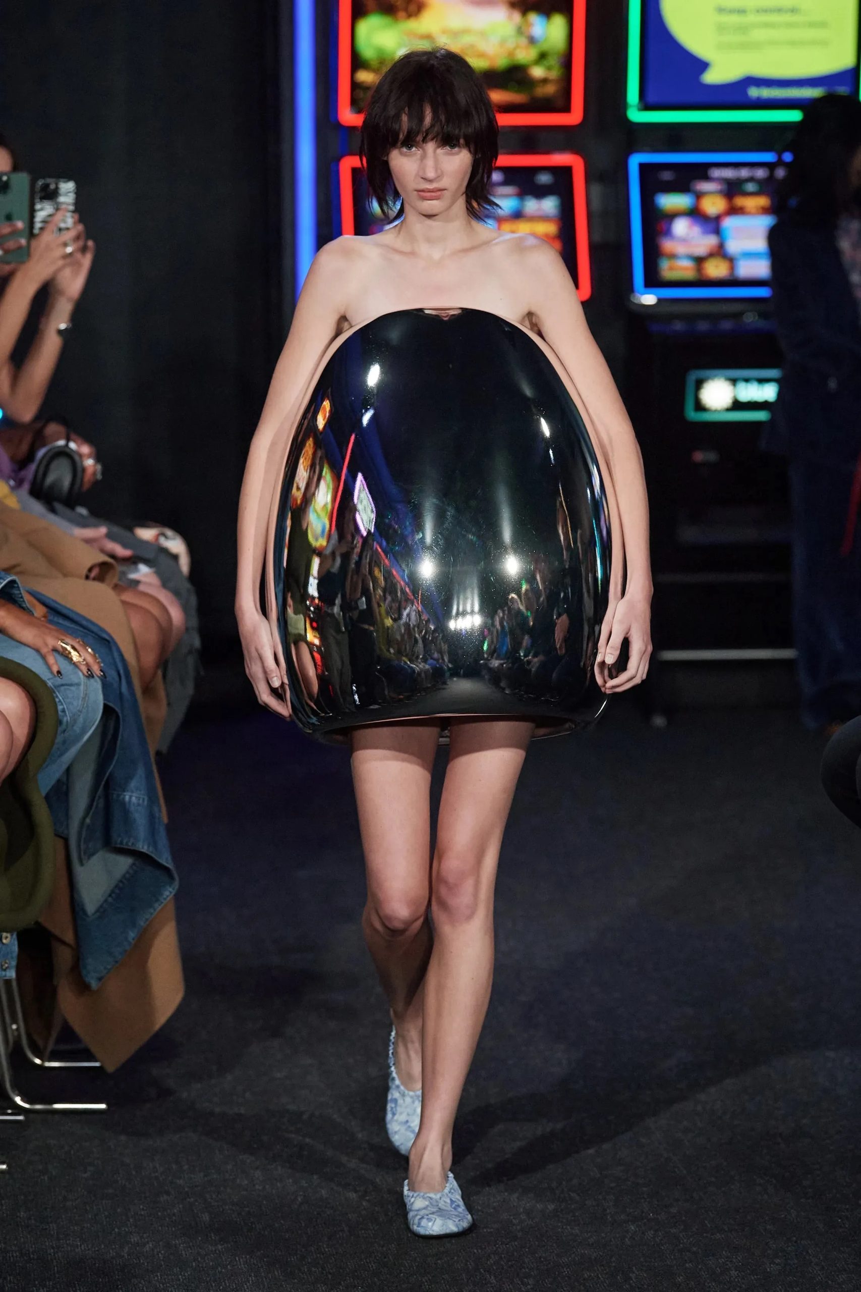 Bolvormige spiegeljurk