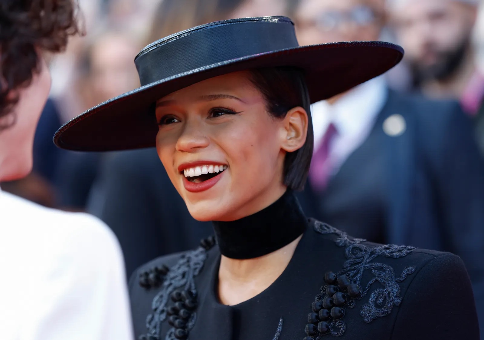 Taylor Russell bij de première van Bones And All