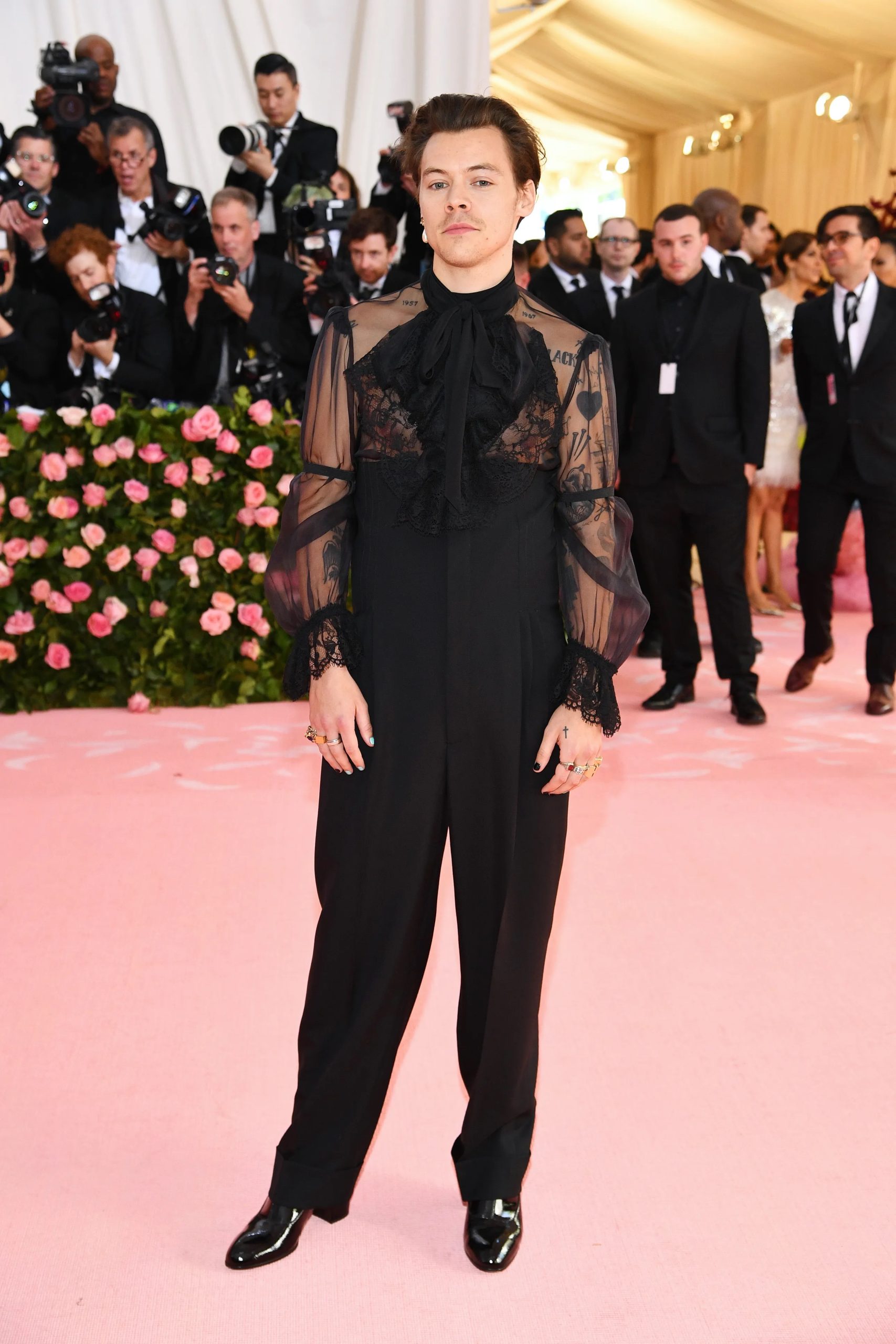 Harry Styles op het Met Gala, mei 2019.