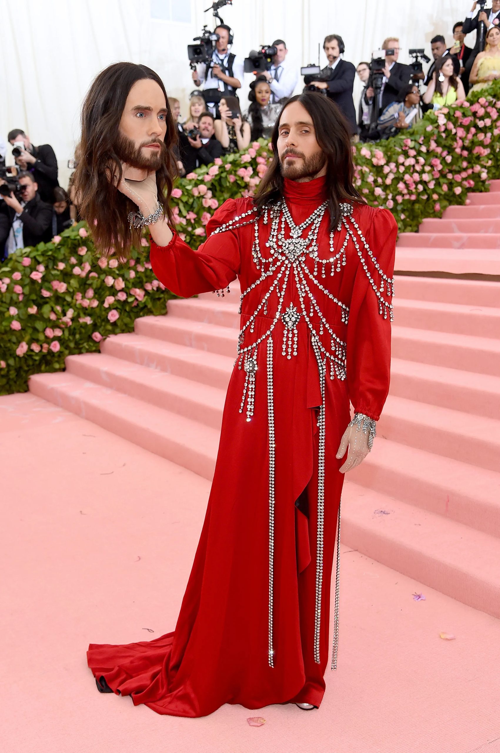 Jared Leto op het Met Gala, mei 2019.
