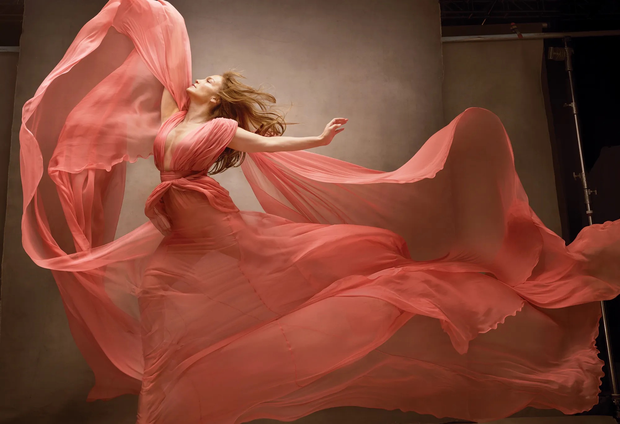 Jennifer Lopez in een jurk van Gucci