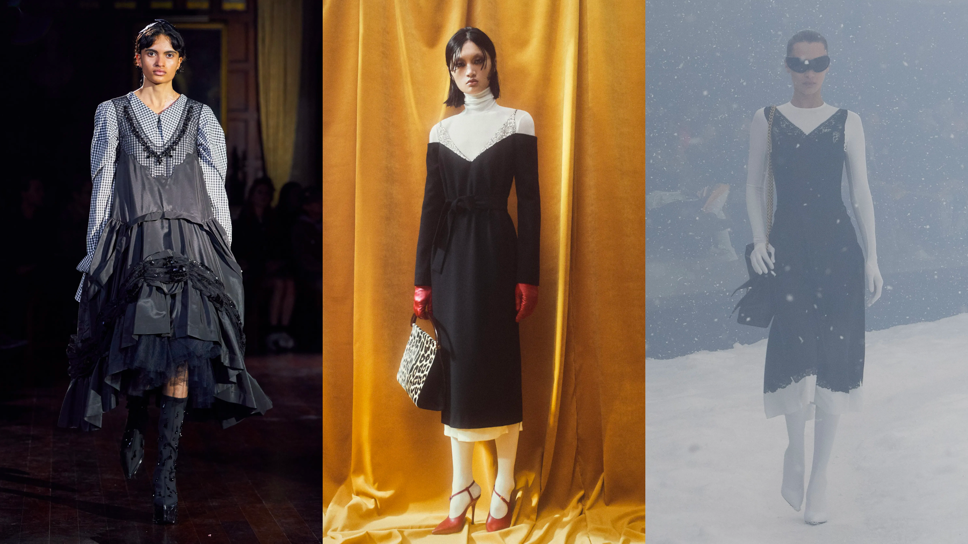 shirts onder mouwloze jurken herfsttrend wintertrend 2022