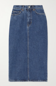 Reformation denim rok
