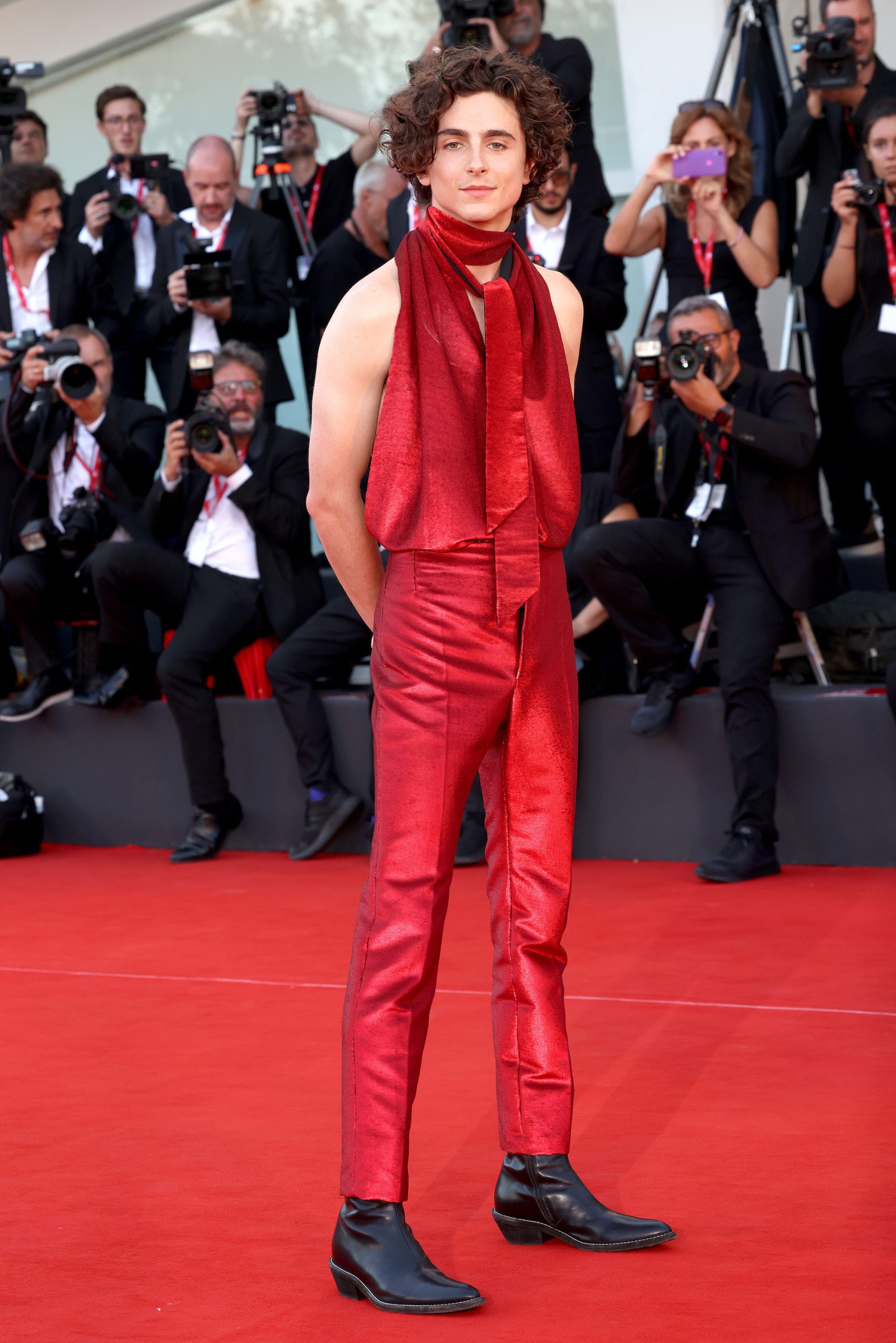 Timothée Chalamet in Haider Ackermann