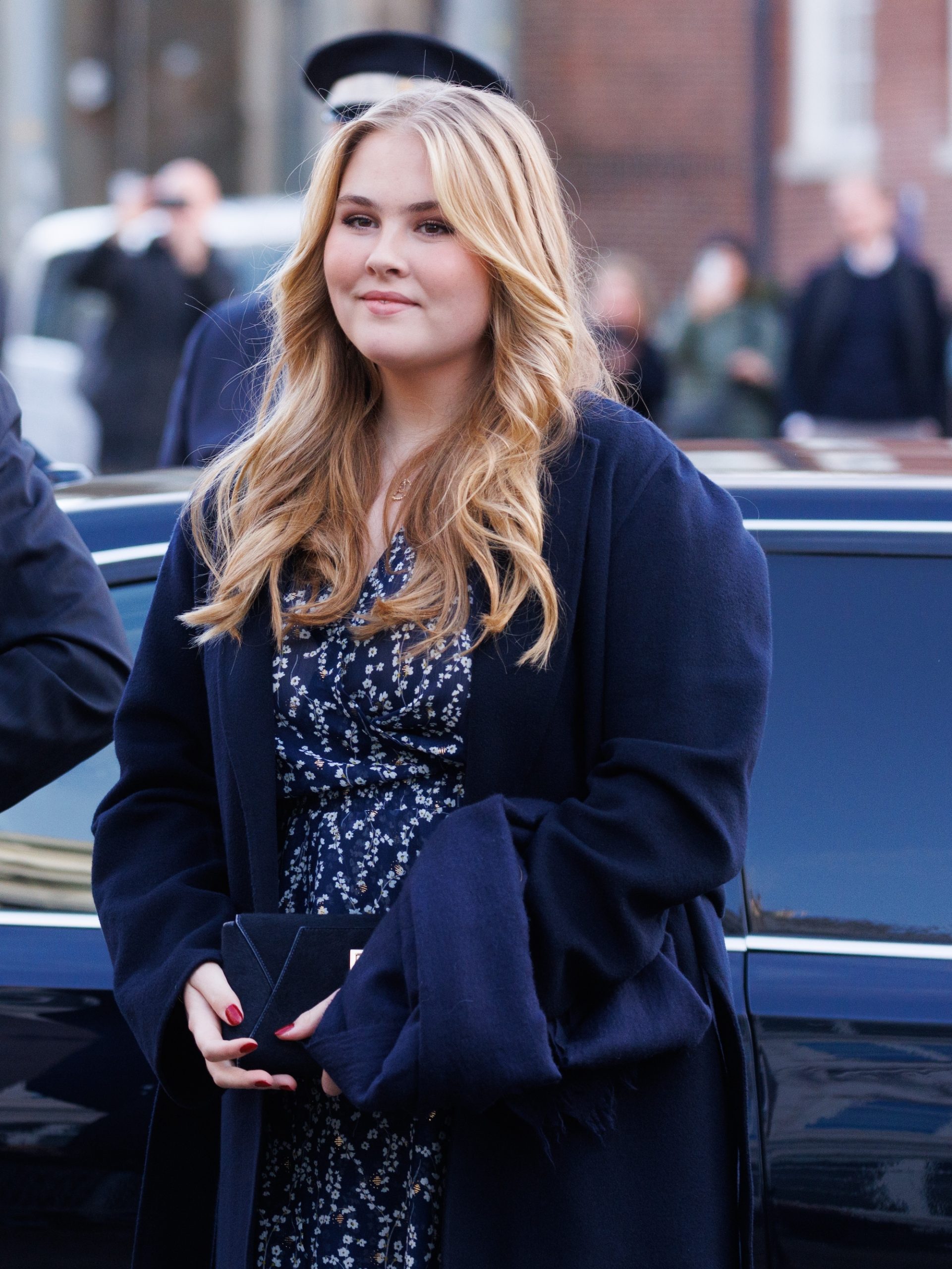 Onderweg naar haar binnengeleiding in de Raad van State, december 2021.