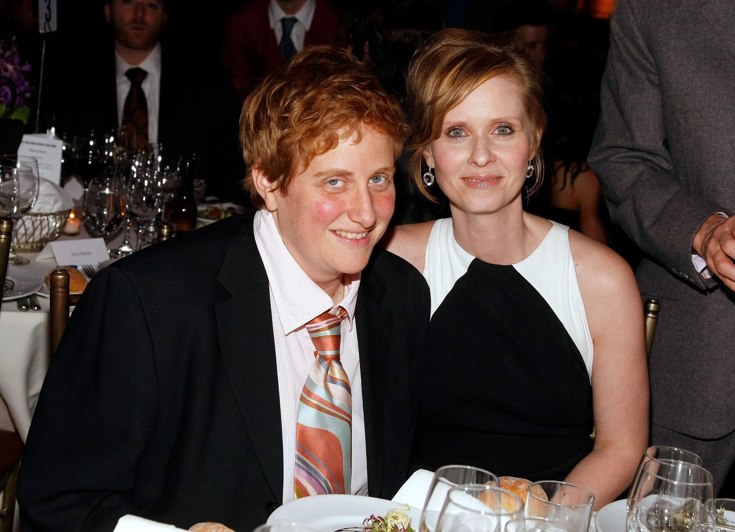 Cynthia Nixon is een van de beroemdheden die met normale mensen trouwden