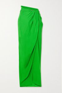 GAUGE81 groene maxirok