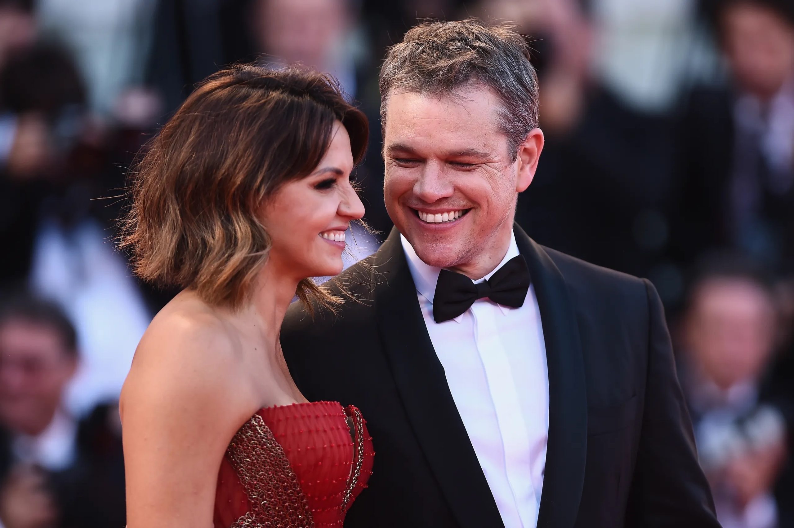 Matt Damon & Luciana Barroso