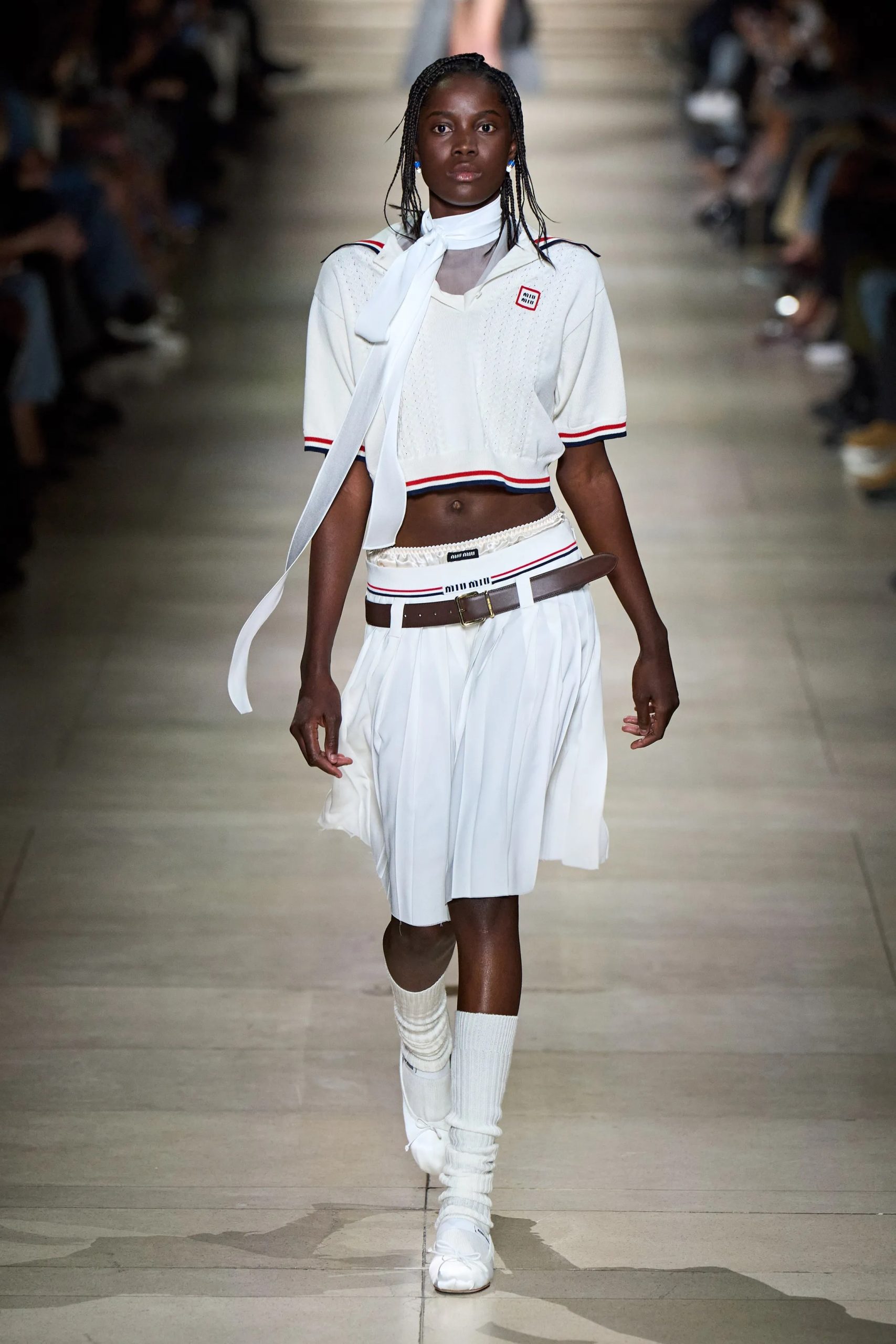 Tenniscore bij Miu Miu herfst/winter 2022