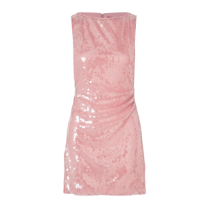 staud mini jurk sequin tulle