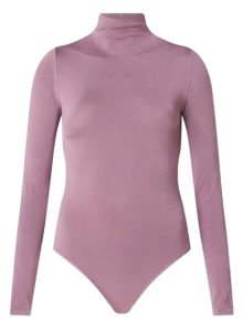 Wolford bodystocking bodysuit in paars