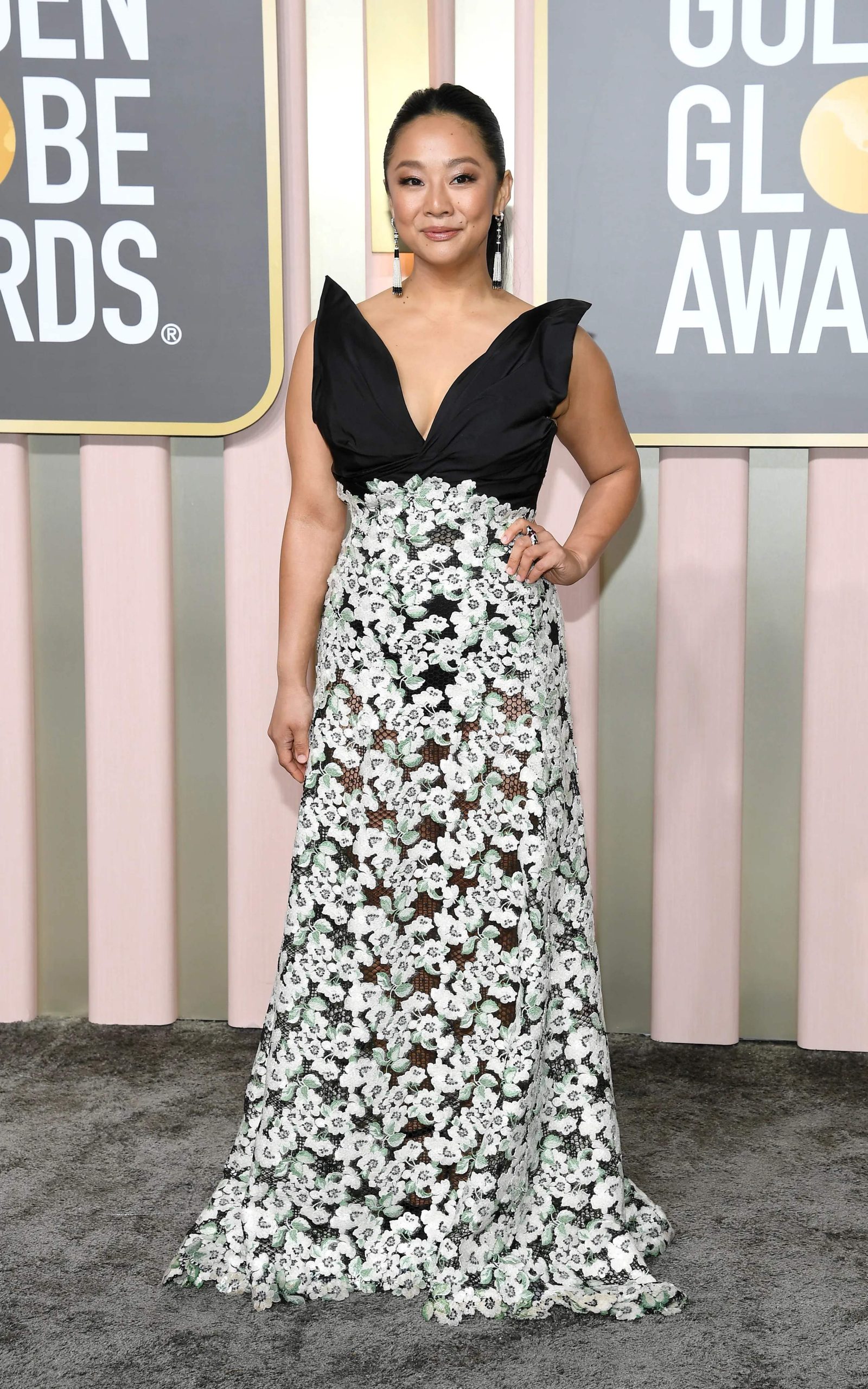 Stephanie Hsu in Giambattista Valli Haute Couture