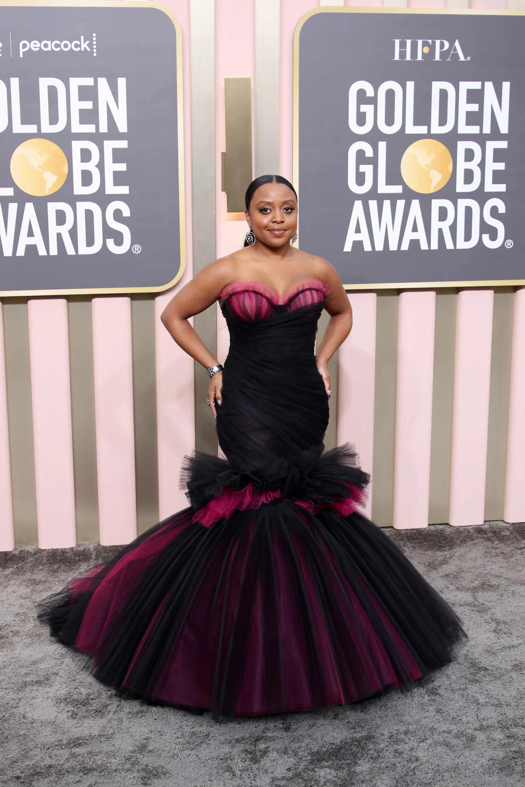 Quinta Brunson in Christian Siriano