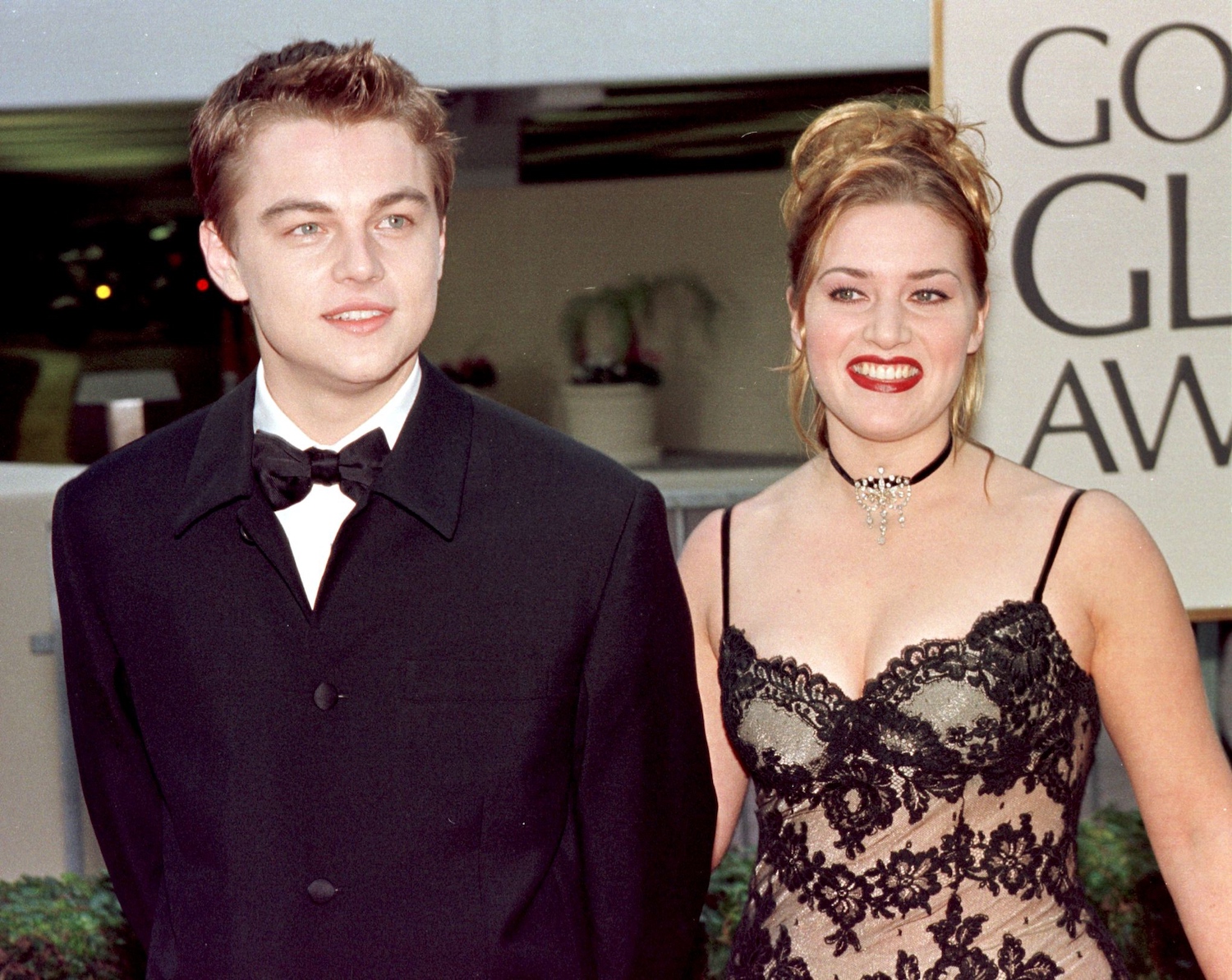 Leonardo DiCaprio en Kate Winslet in 1998