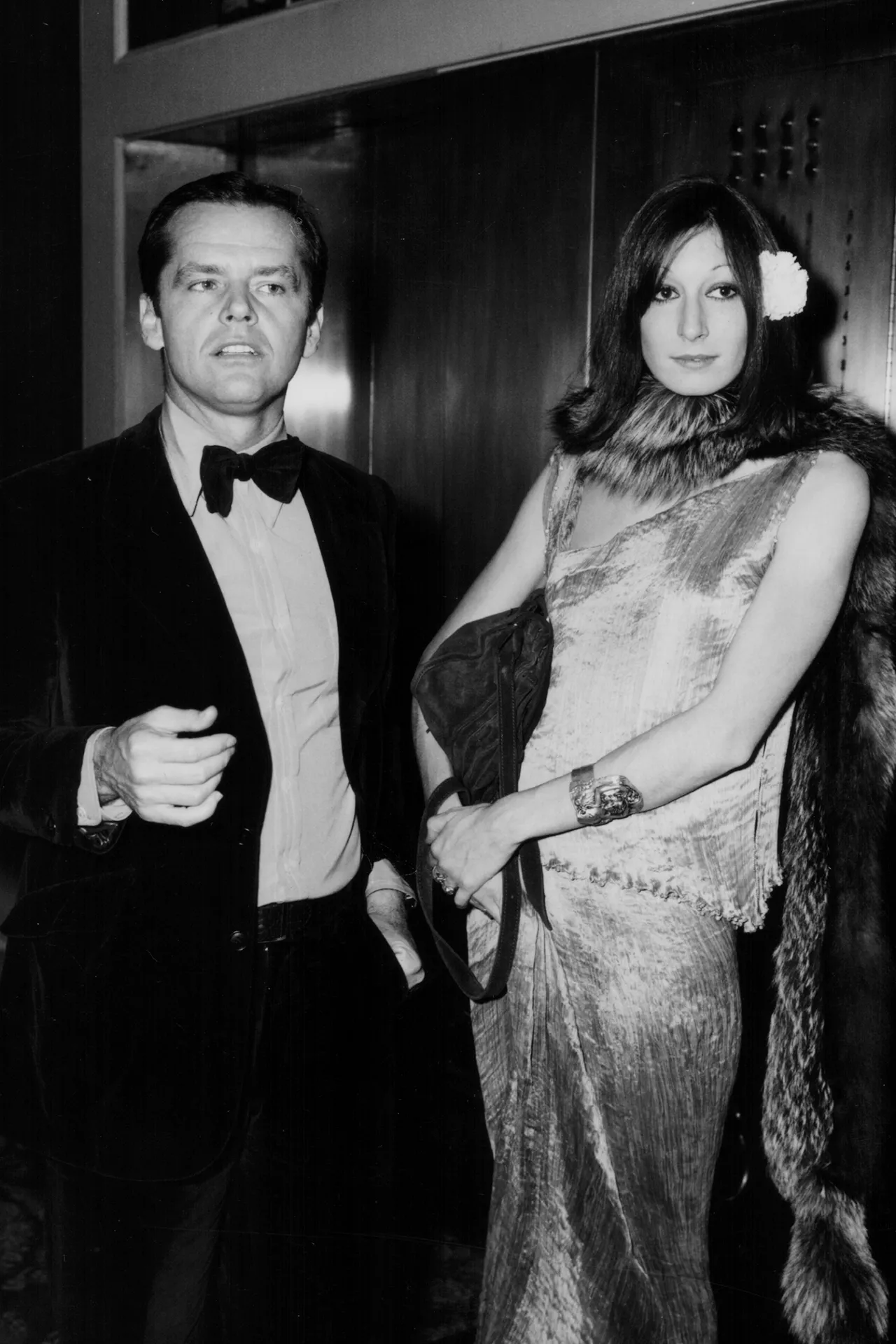 Jack Nicholson en Anjelica Huston maakten de blits tijdens de Golden Globes van 1974 in LA