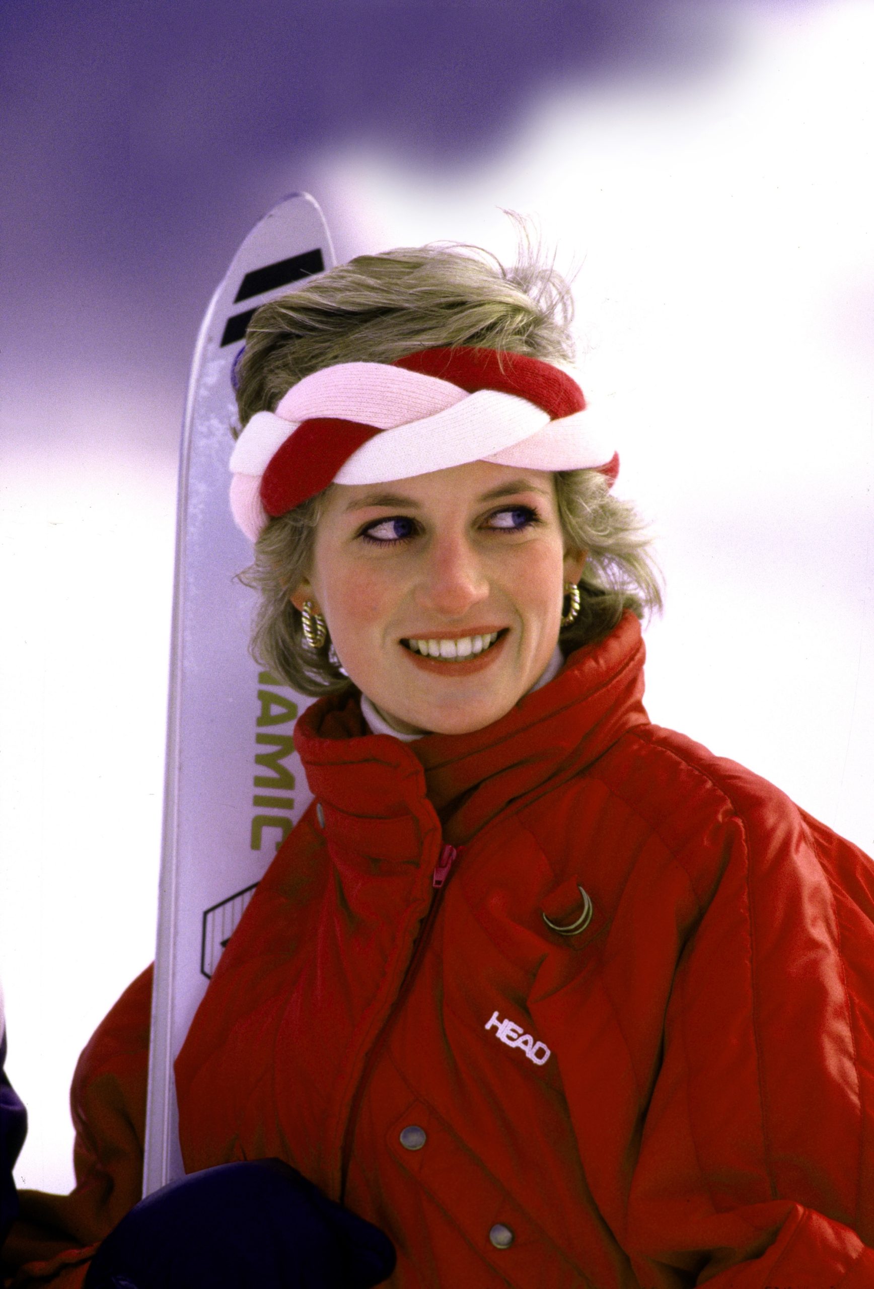 Prinses Diana in Liechtenstein in 1985