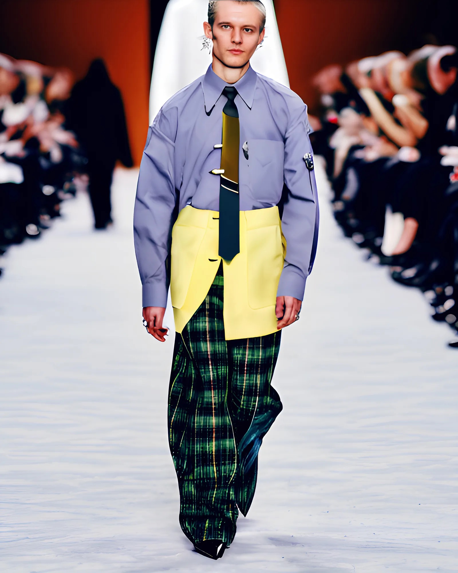 AI trendanalyse met ruitjesbroek