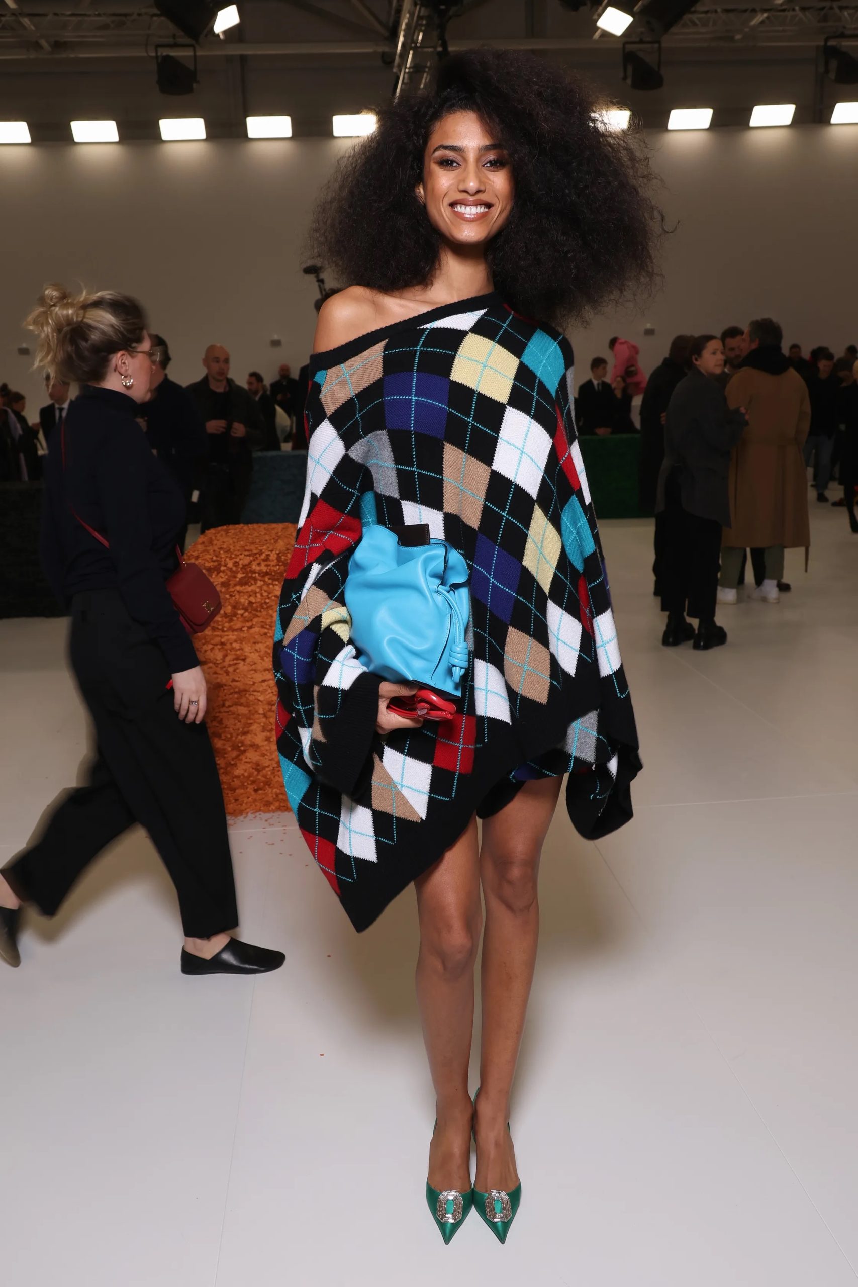 Imaan Hammam bij Loewe show