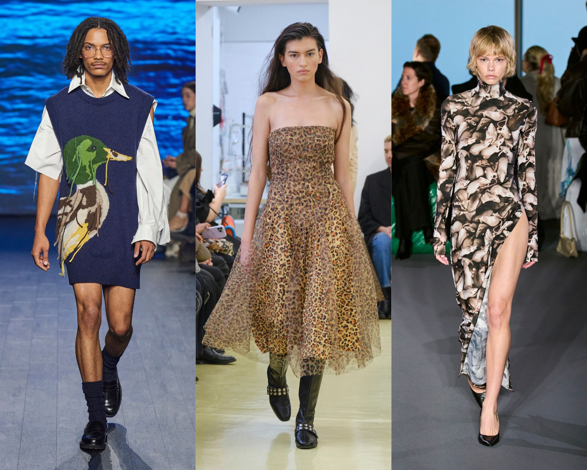 London Fashion Week herfst/winter 2023 trends: dieren