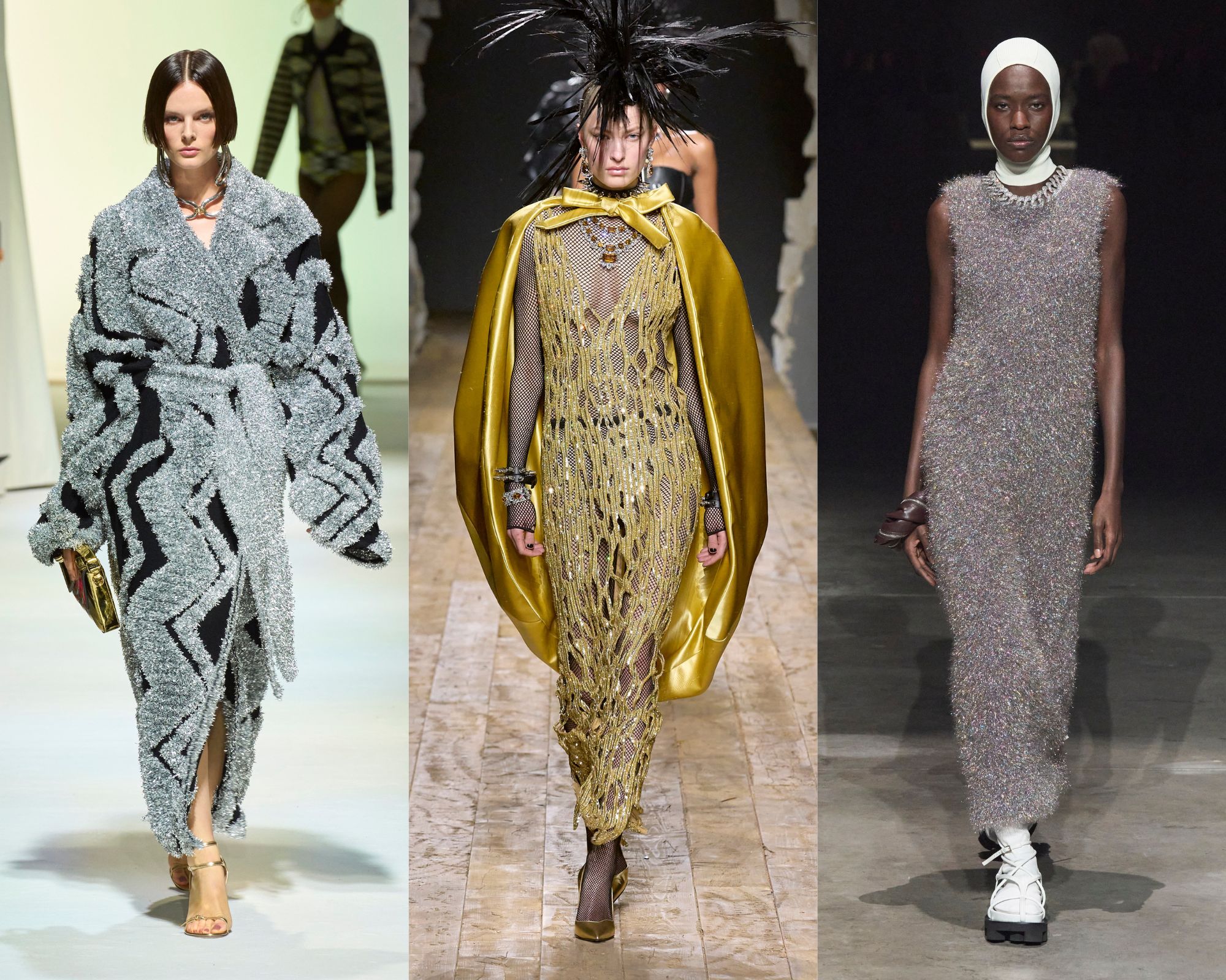 Trends van Milan Fashion Week herfst/winter 2023: get festive