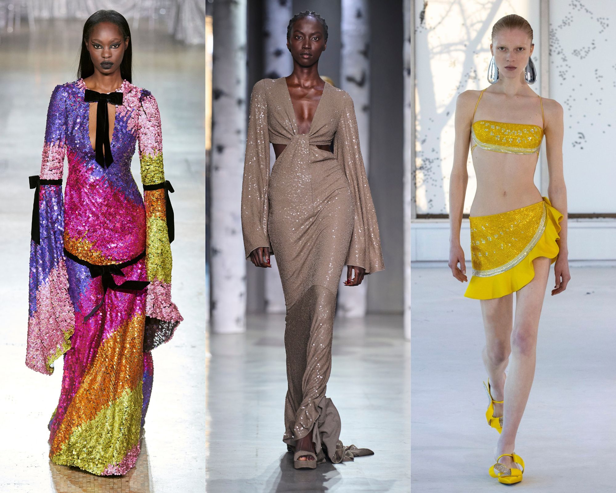 Glitter trend NYFW