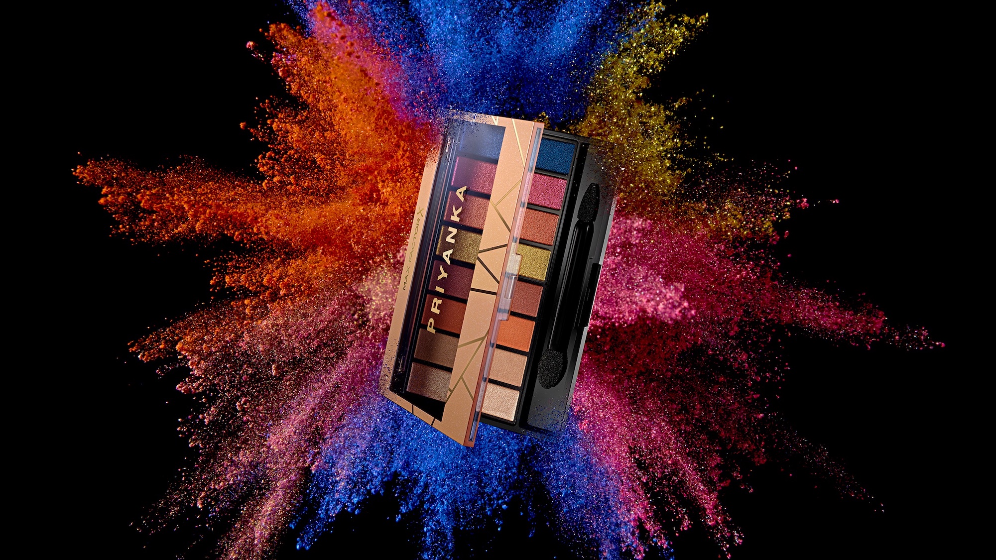 Het oogschaduwpalet van de Priyanka Universal Color Collection