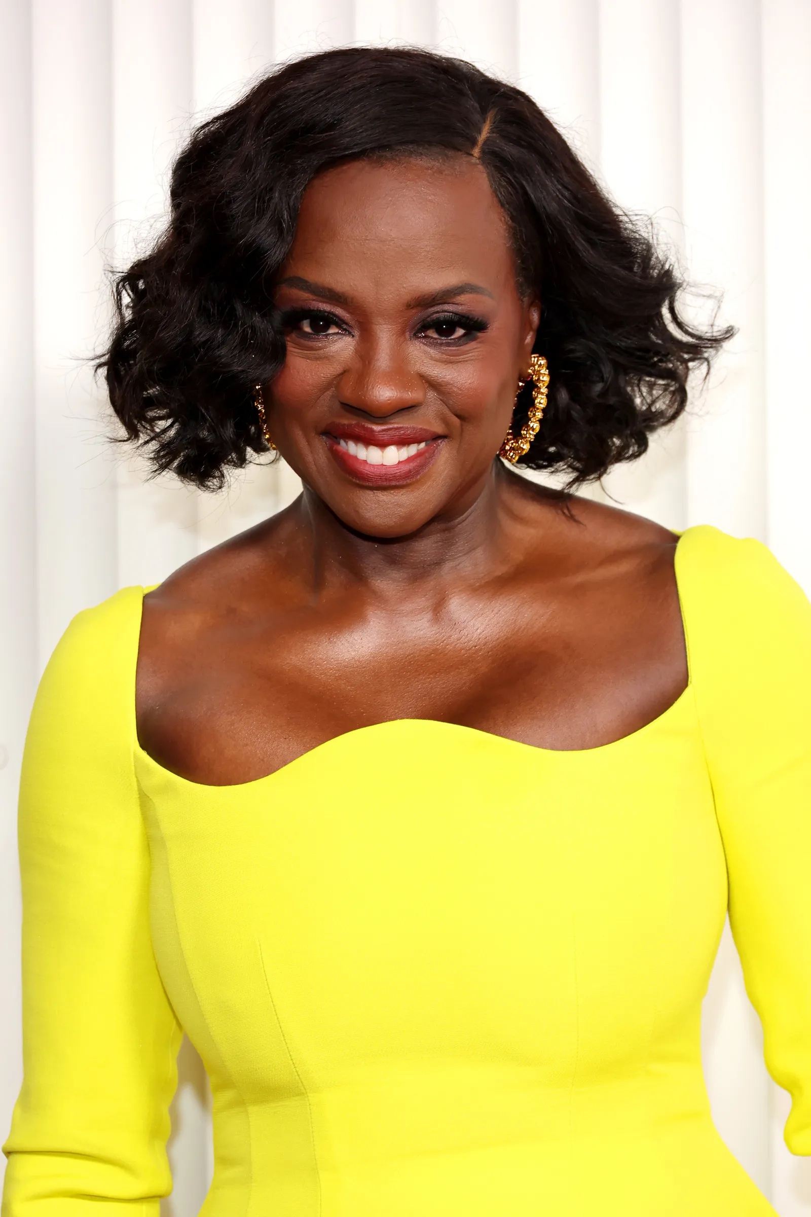 Viola Davis met een bouncy bob bij de SAG Awards
