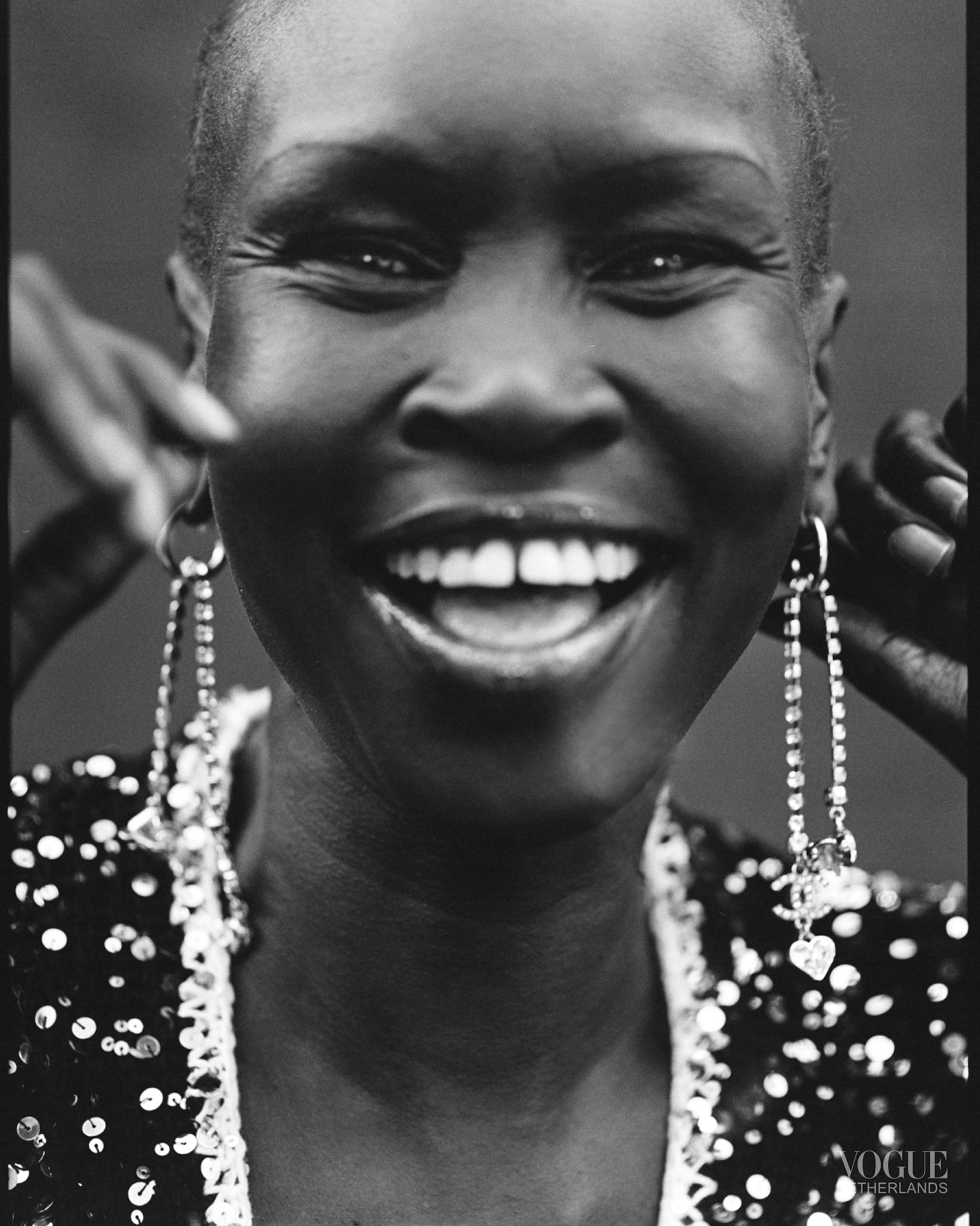 Alek Wek voor Vogue Nederland