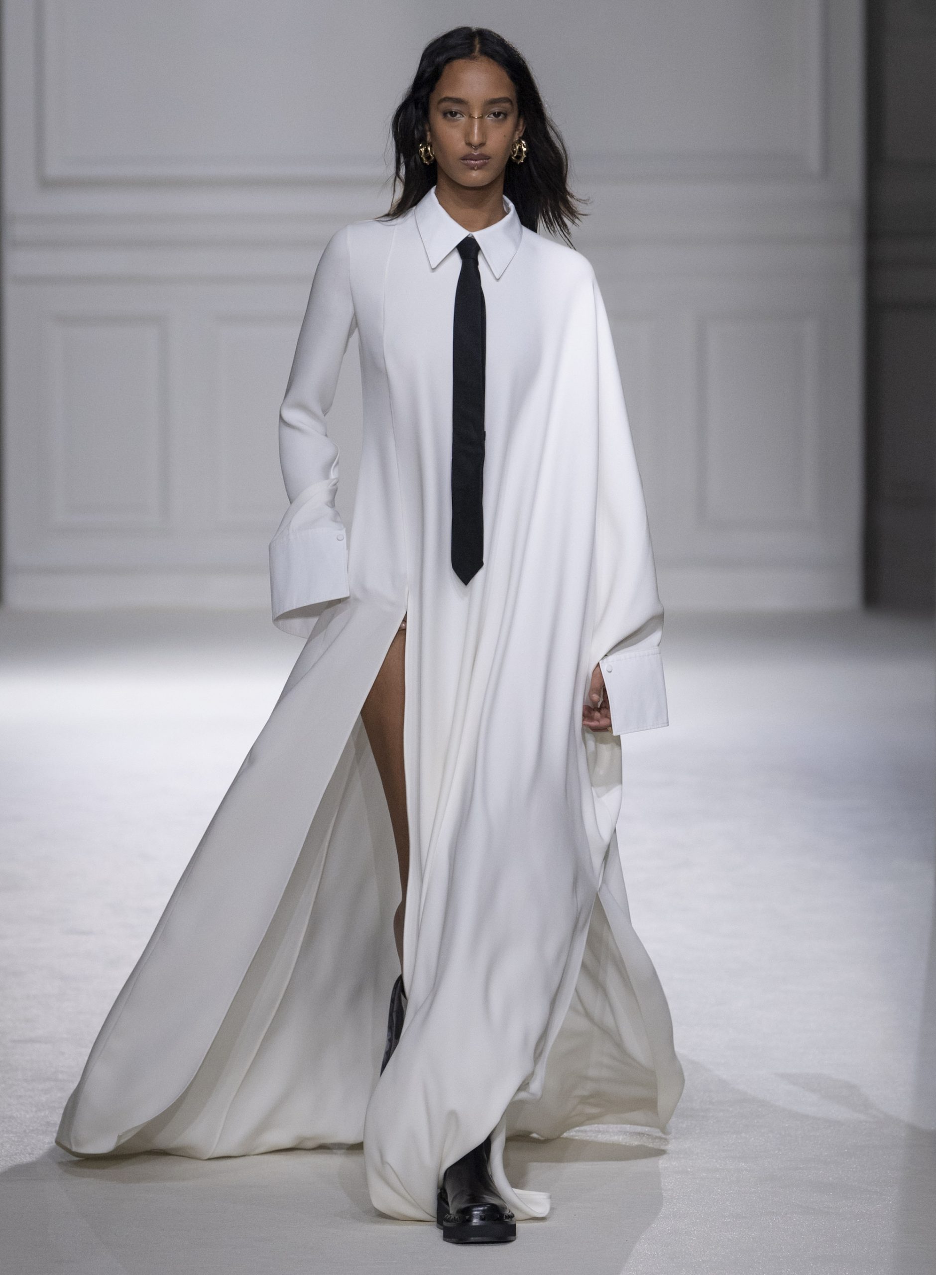 Wijde blousejurk bij Valentino