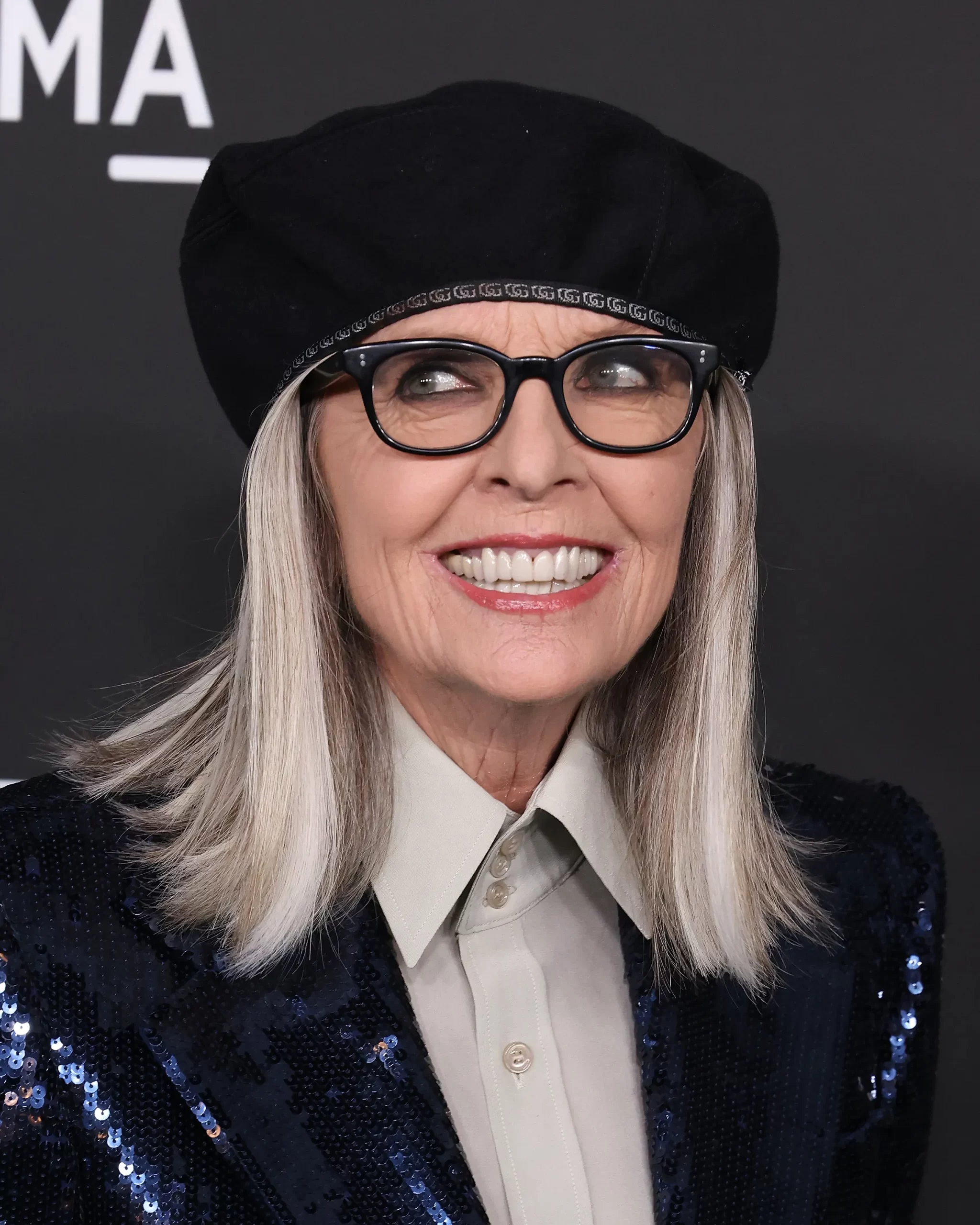 Diane Keaton met een van de kapsels die je wil proberen als je 50-plus bent