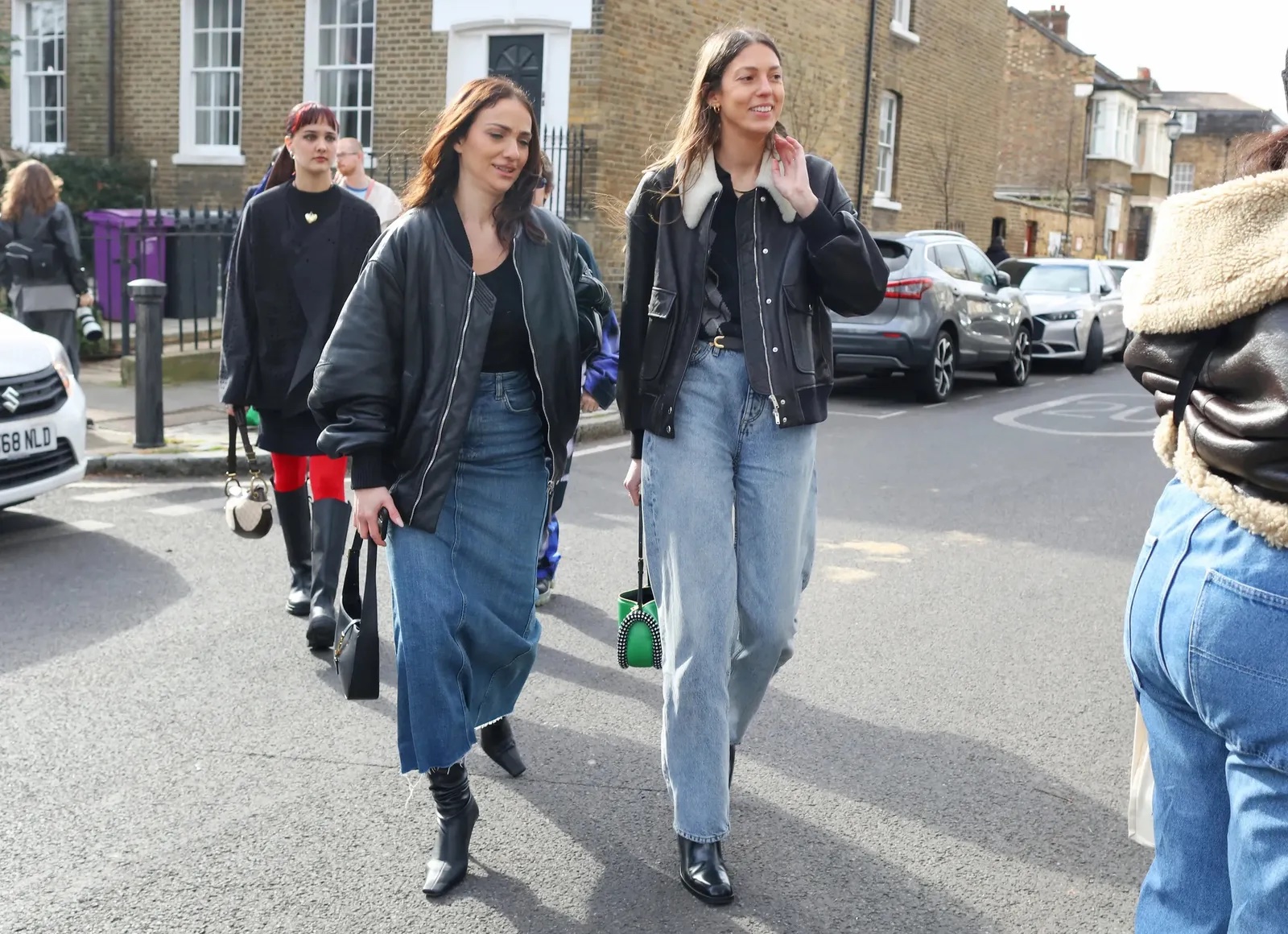 Streetstyle tijdens London Fashion Week