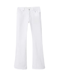 mango witte flared jeans