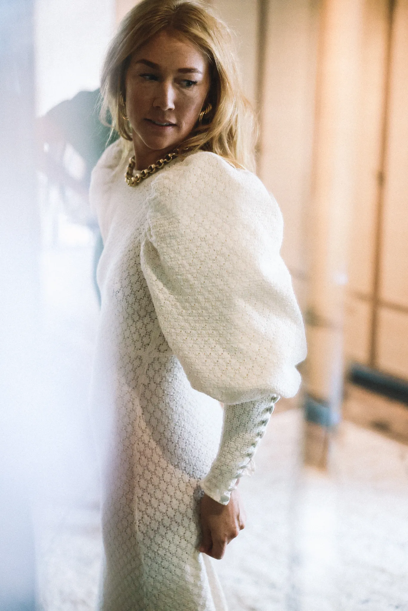 Marloes Hoedeman op haar bruiloft