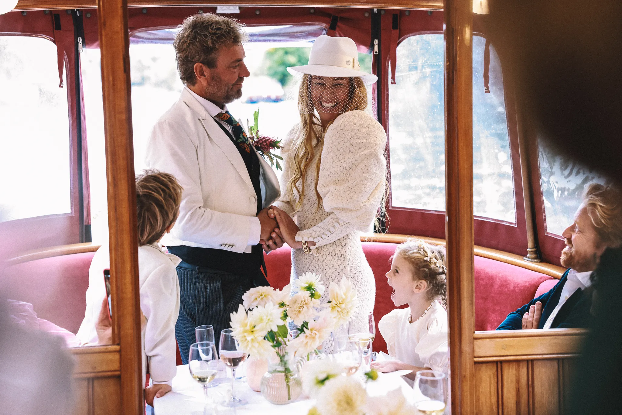 Marloes Hoedeman op haar bruiloft