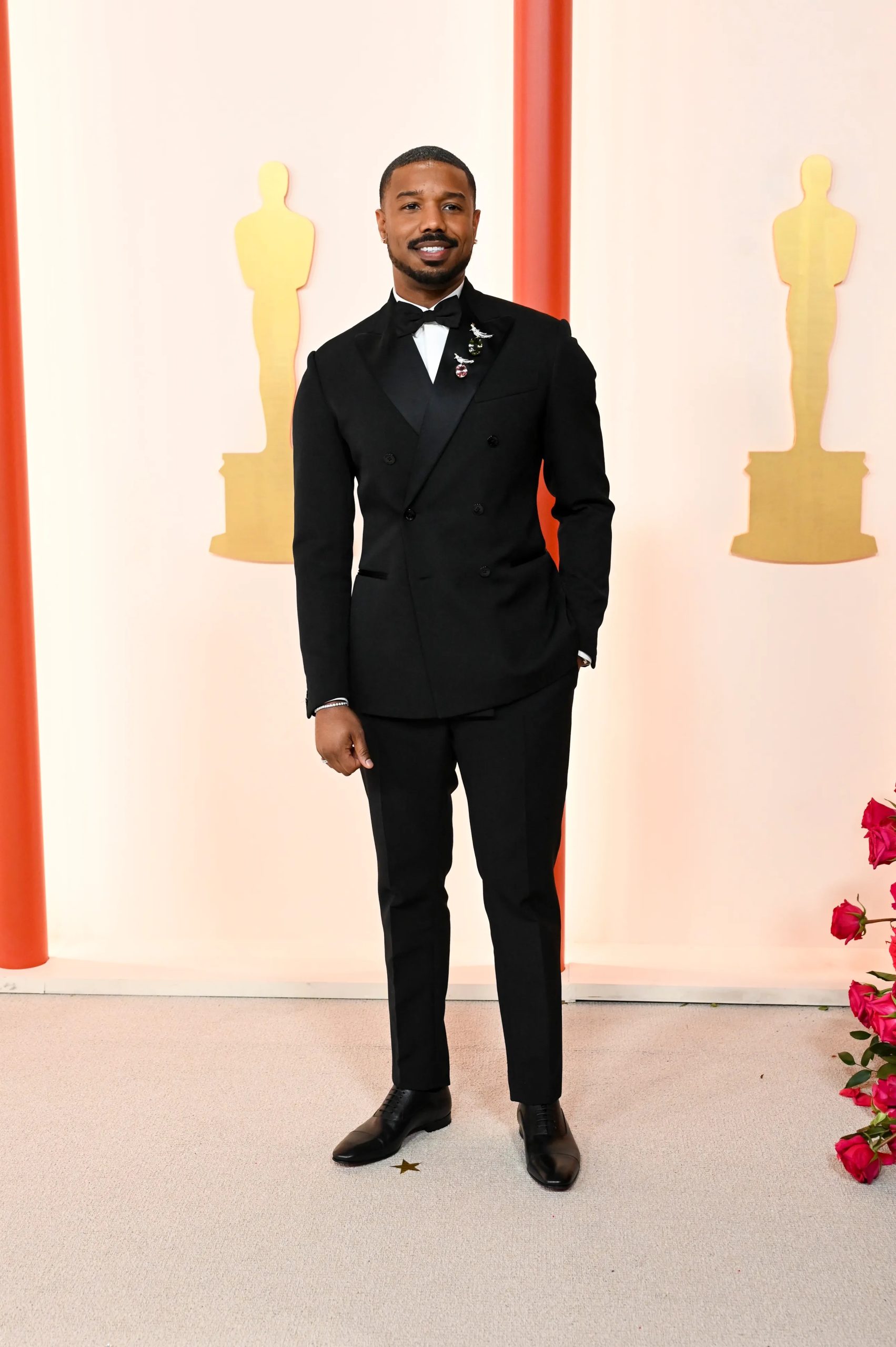 Michael B Jordan in Louis Vuitton is een van de beste looks van de Oscars 2023