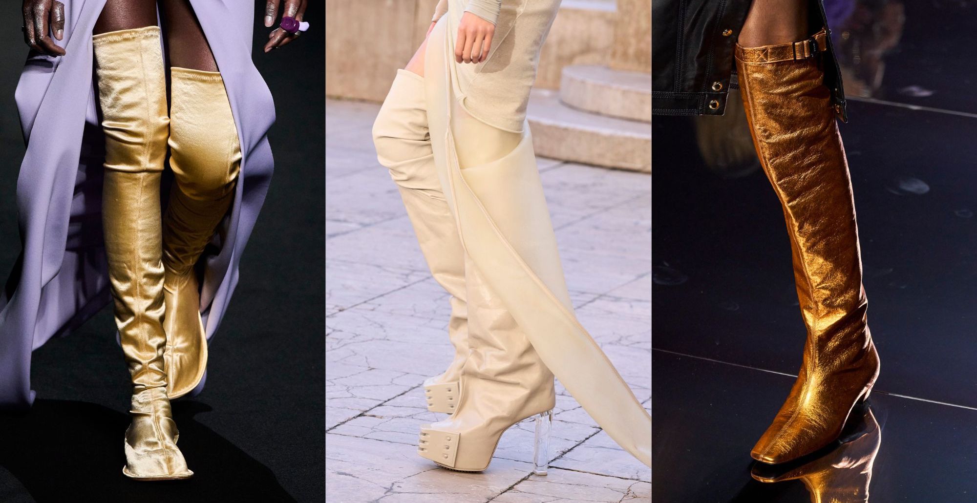 Schoenentrends lente/zomer 2023: dijhoge laarzen