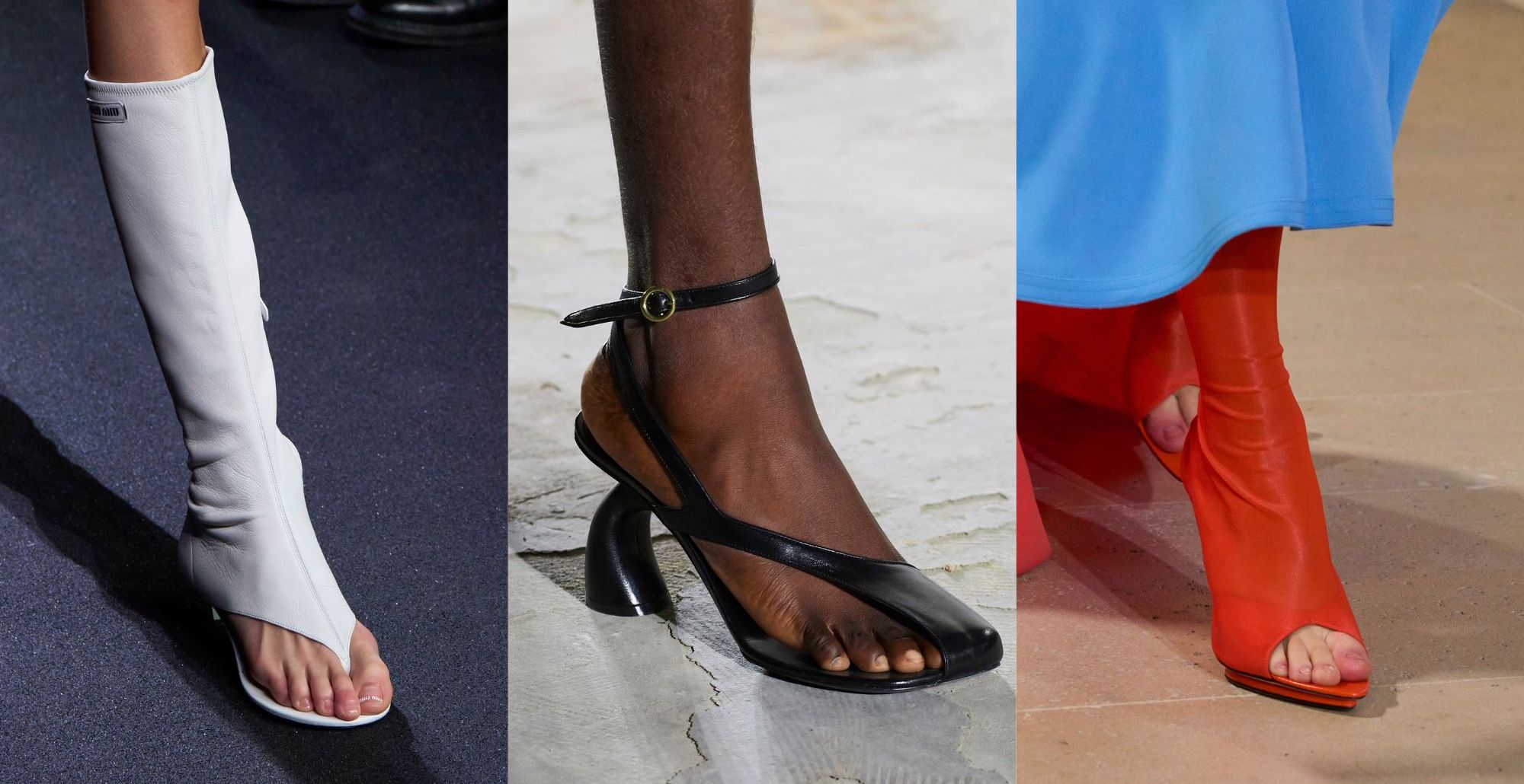 Schoenentrends lente/zomer 2023: hide & peek