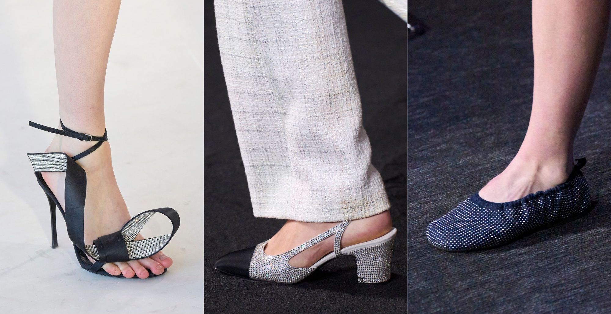 Glinsterende schoenen