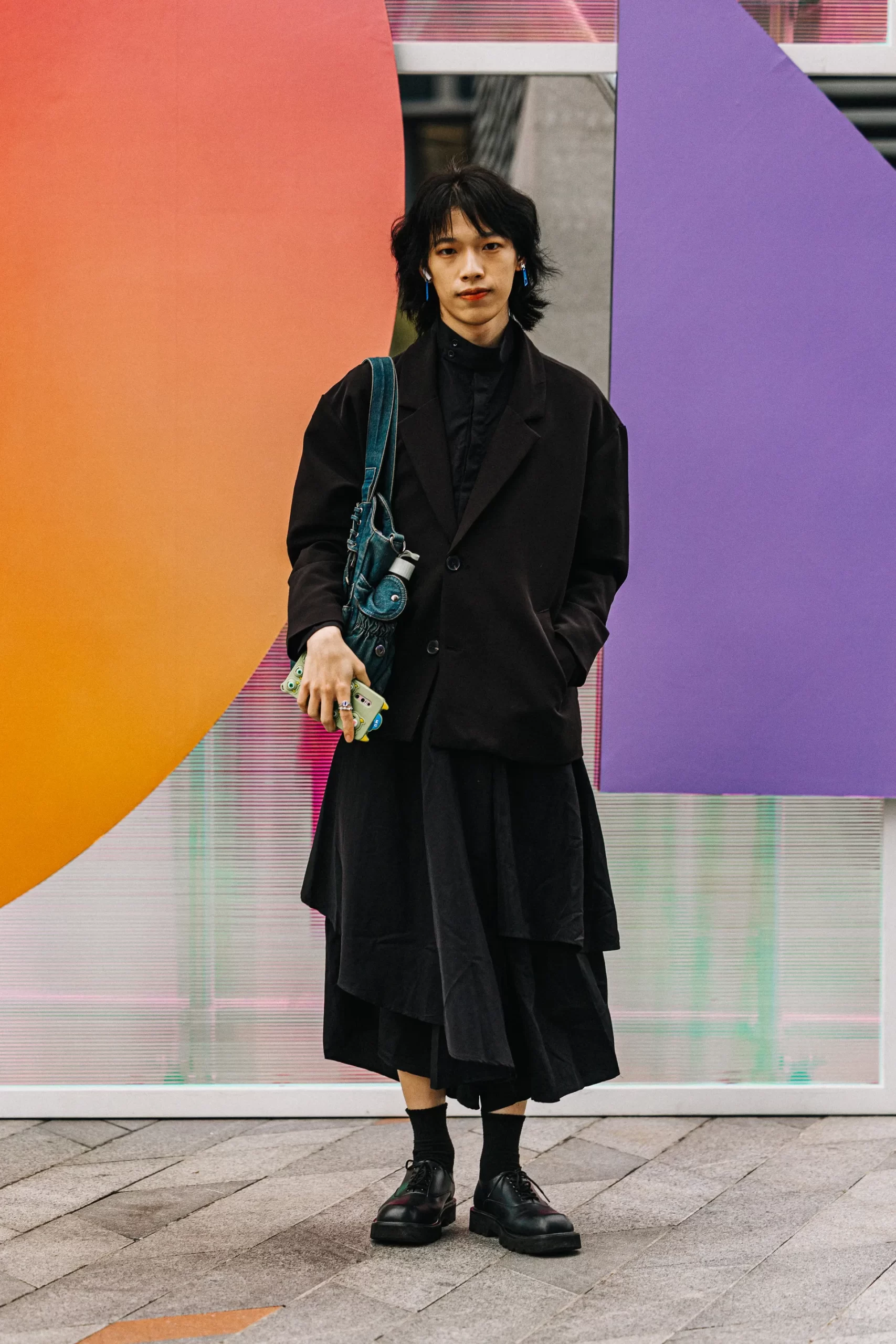 Streetstyle tijdens Shanghai Fashion Week herfst/winter 2023