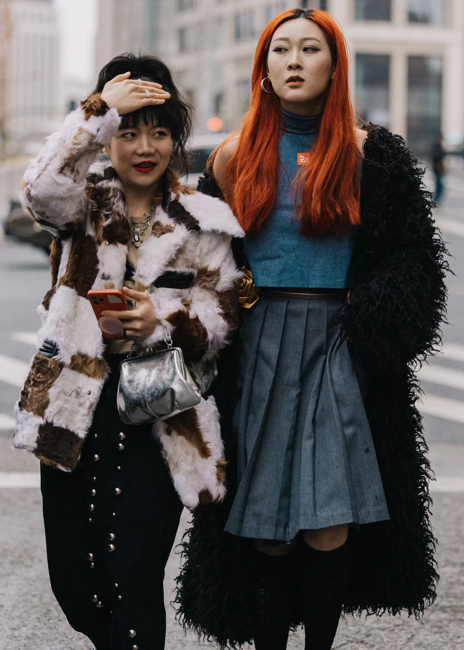 Een voorbeeld van streetstyle in Shanghai