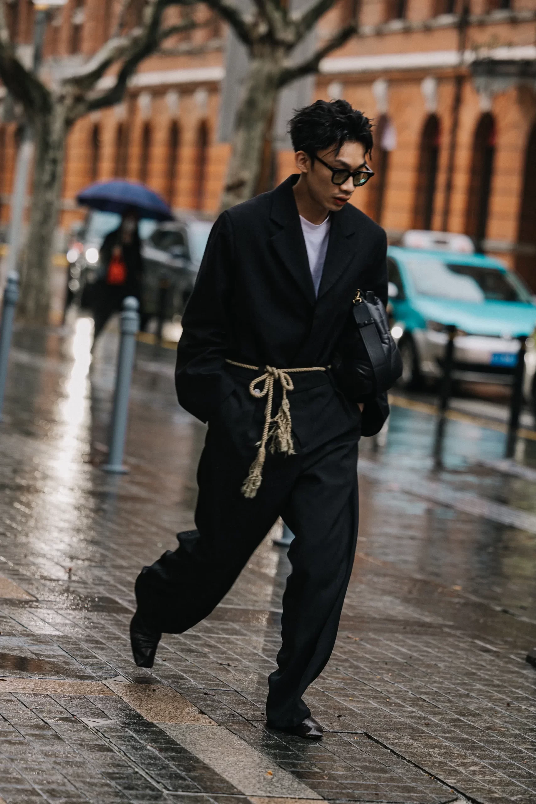 Een voorbeeld van streetstyle in Shanghai