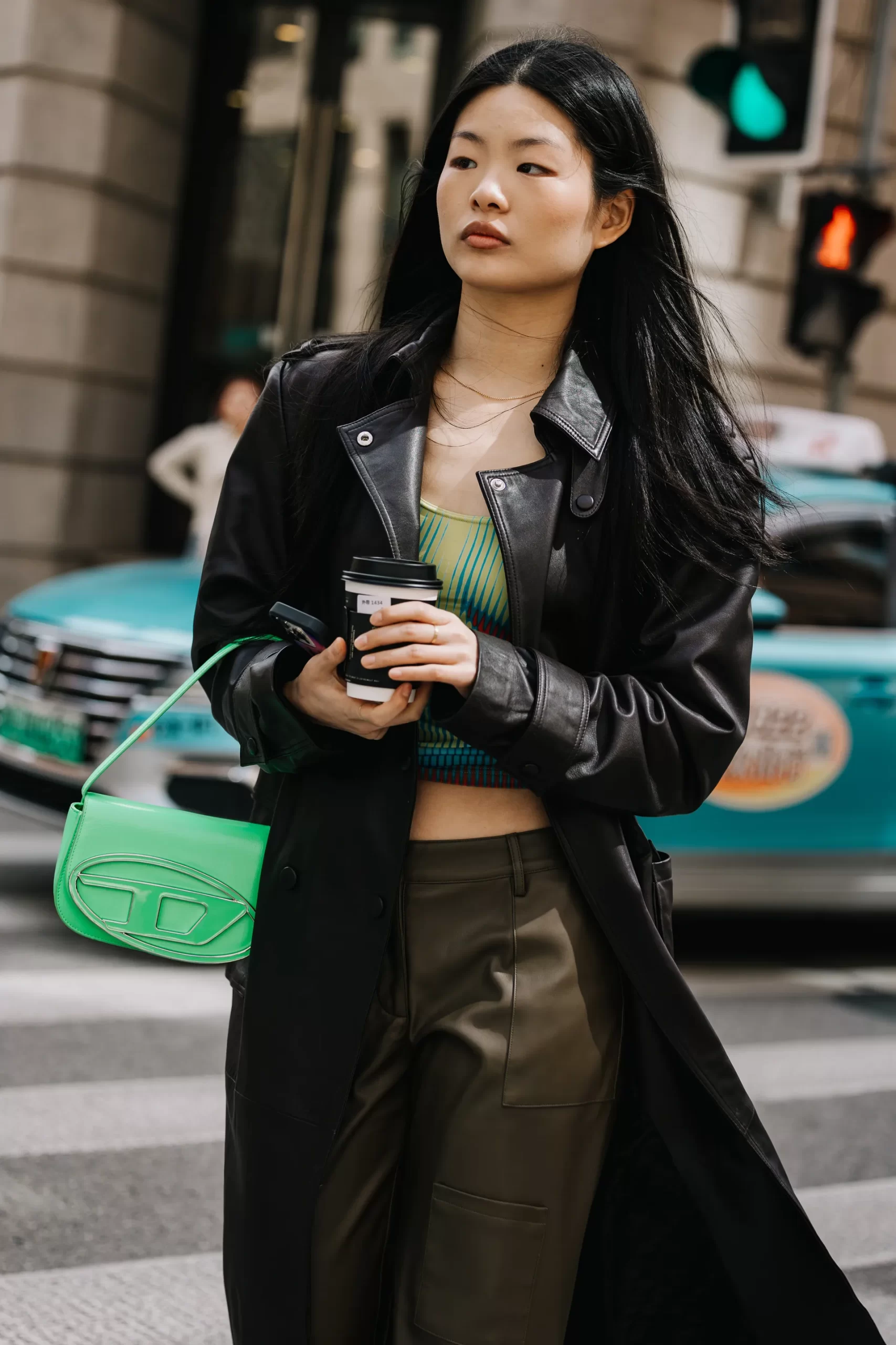 Een voorbeeld van streetstyle in Shanghai