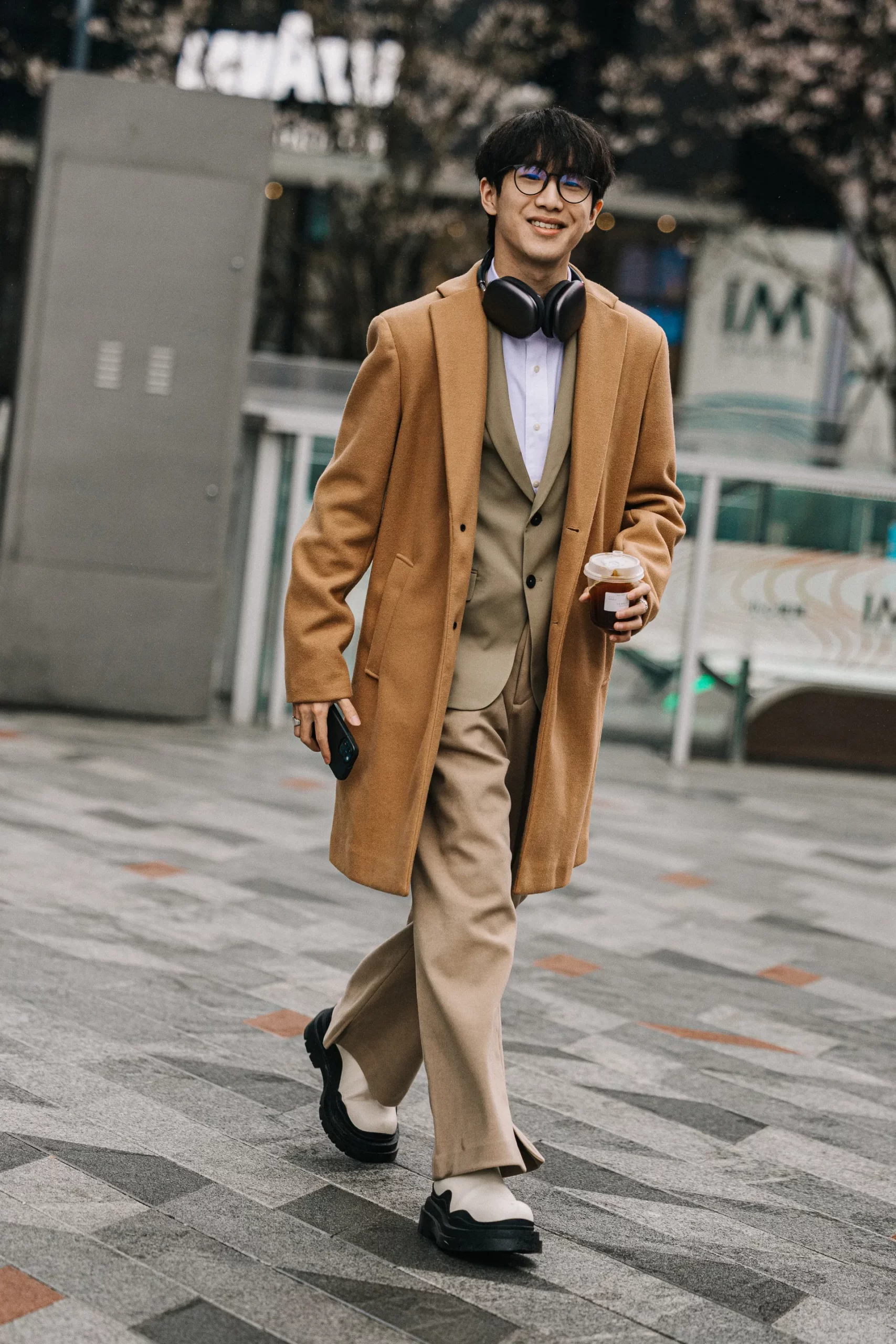 Een voorbeeld van streetstyle in Shanghai