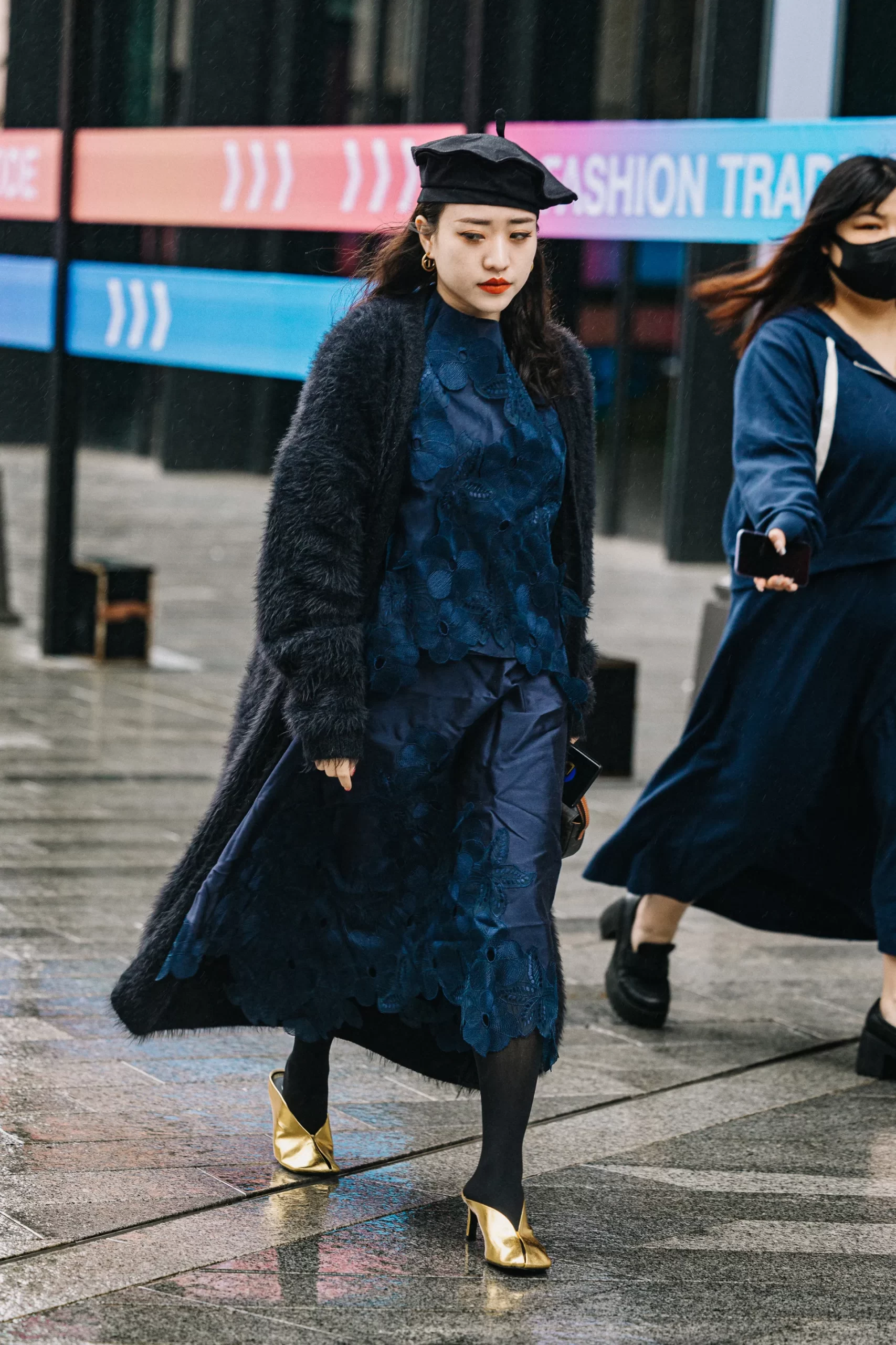 Een voorbeeld van streetstyle in Shanghai
