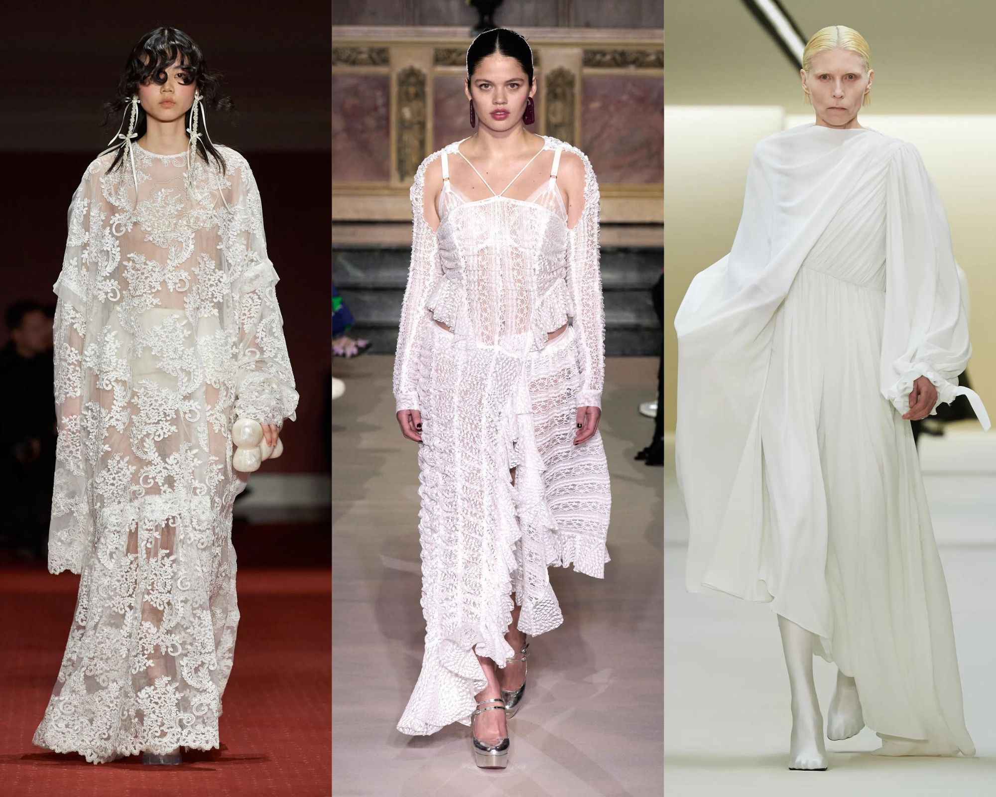 Daar komt de bruid is een van de trends van herfst/winter 2023